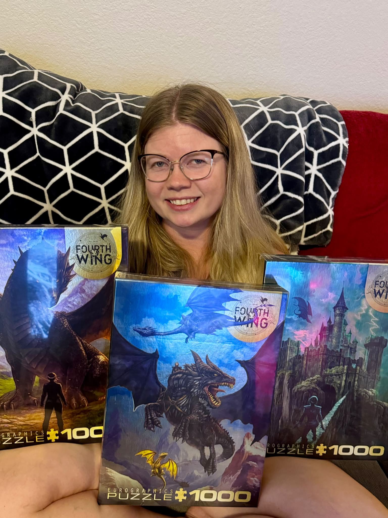 Fourth Wing puzzle boxes from TJ Maxx