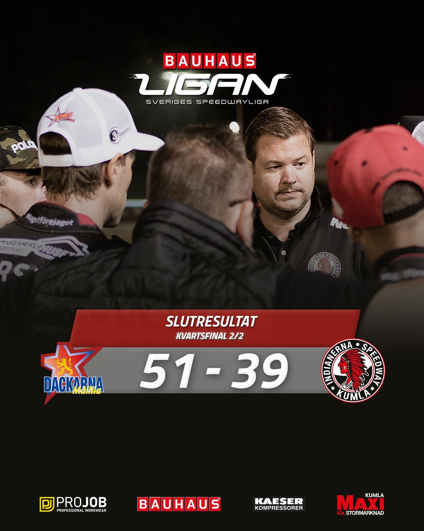 Tyvärr slutar säsongen i Målilla... - Indianerna Speedway | Facebook
