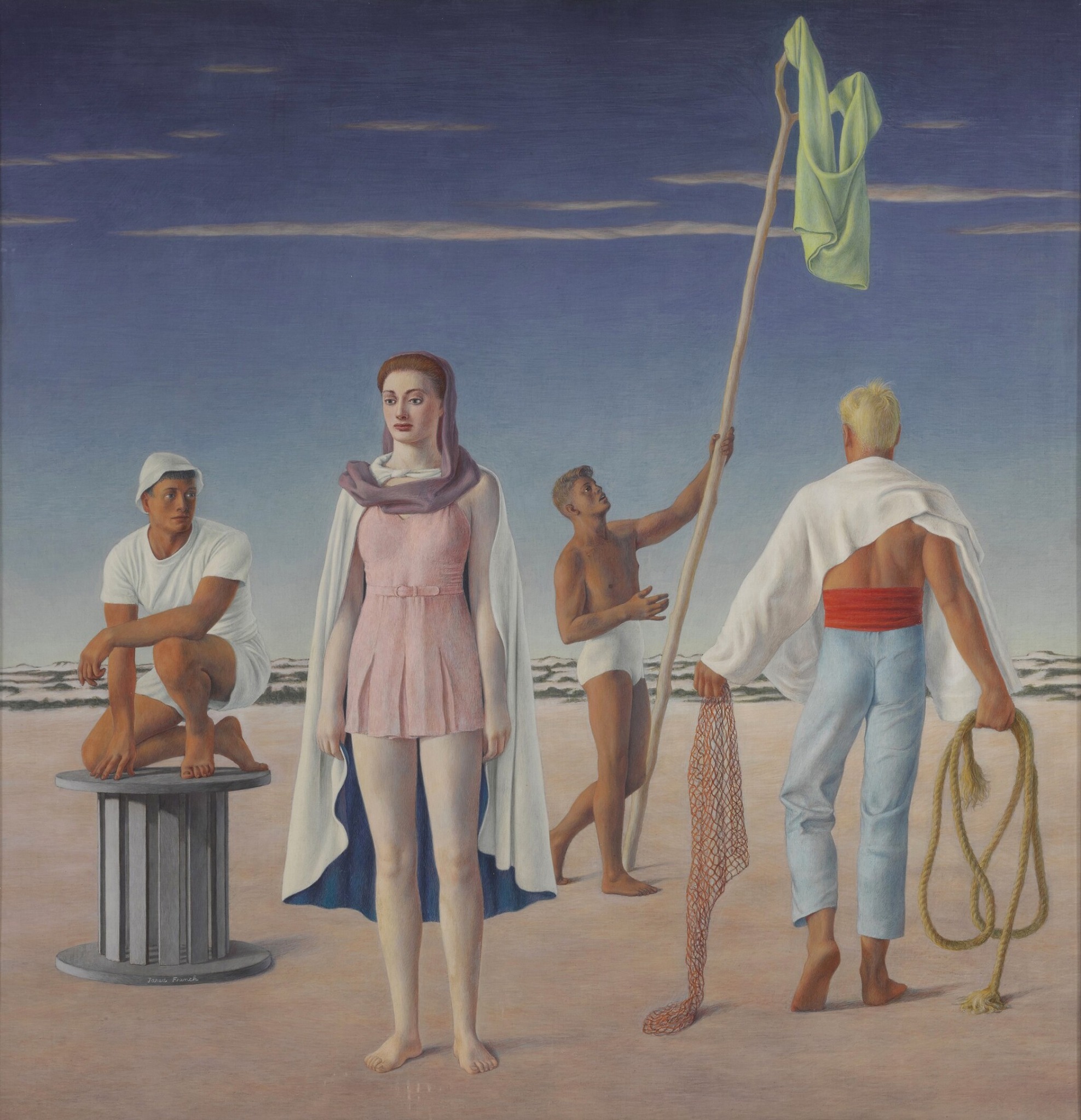 Jared French's 1947 painting Evasion