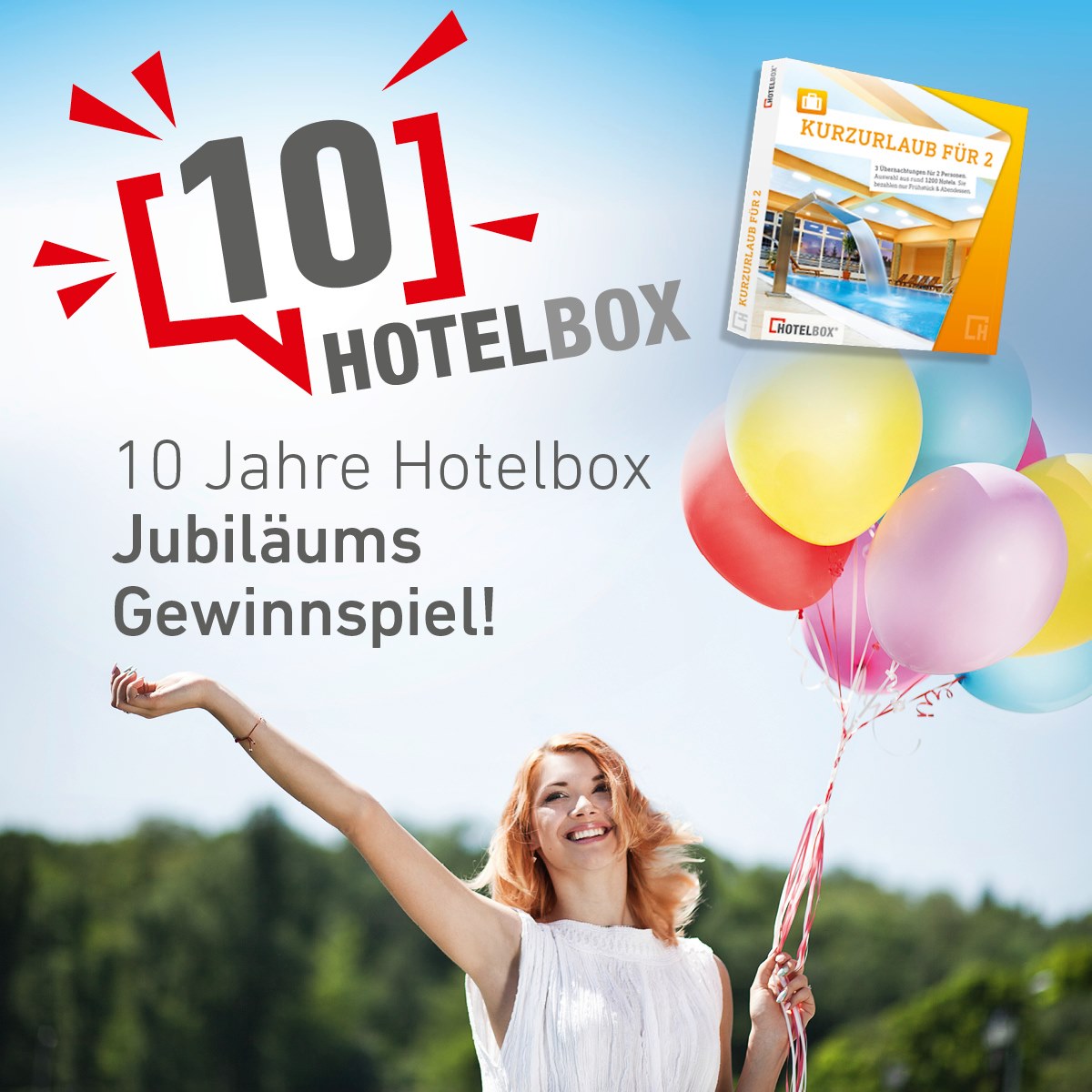 Hotelbox - 🎈 JUBILÄUM - GEWINNSPIEL 🎈 Schon seit 10... | Facebook