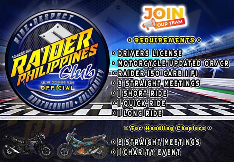 Raider Philippines Club-NCR Chapter - Please Share this post Thank You ...