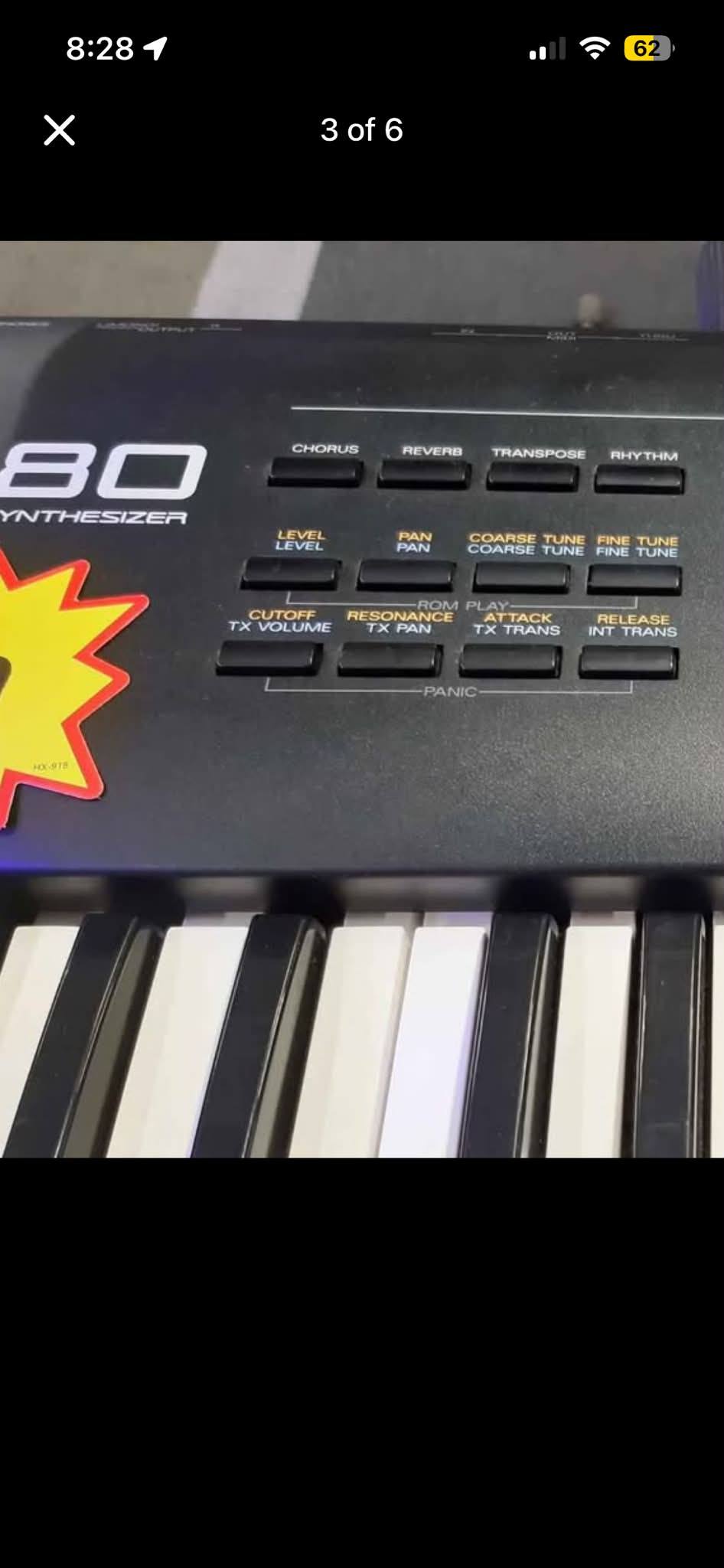 What do the panic buttons on the Roland JV-80 do ?