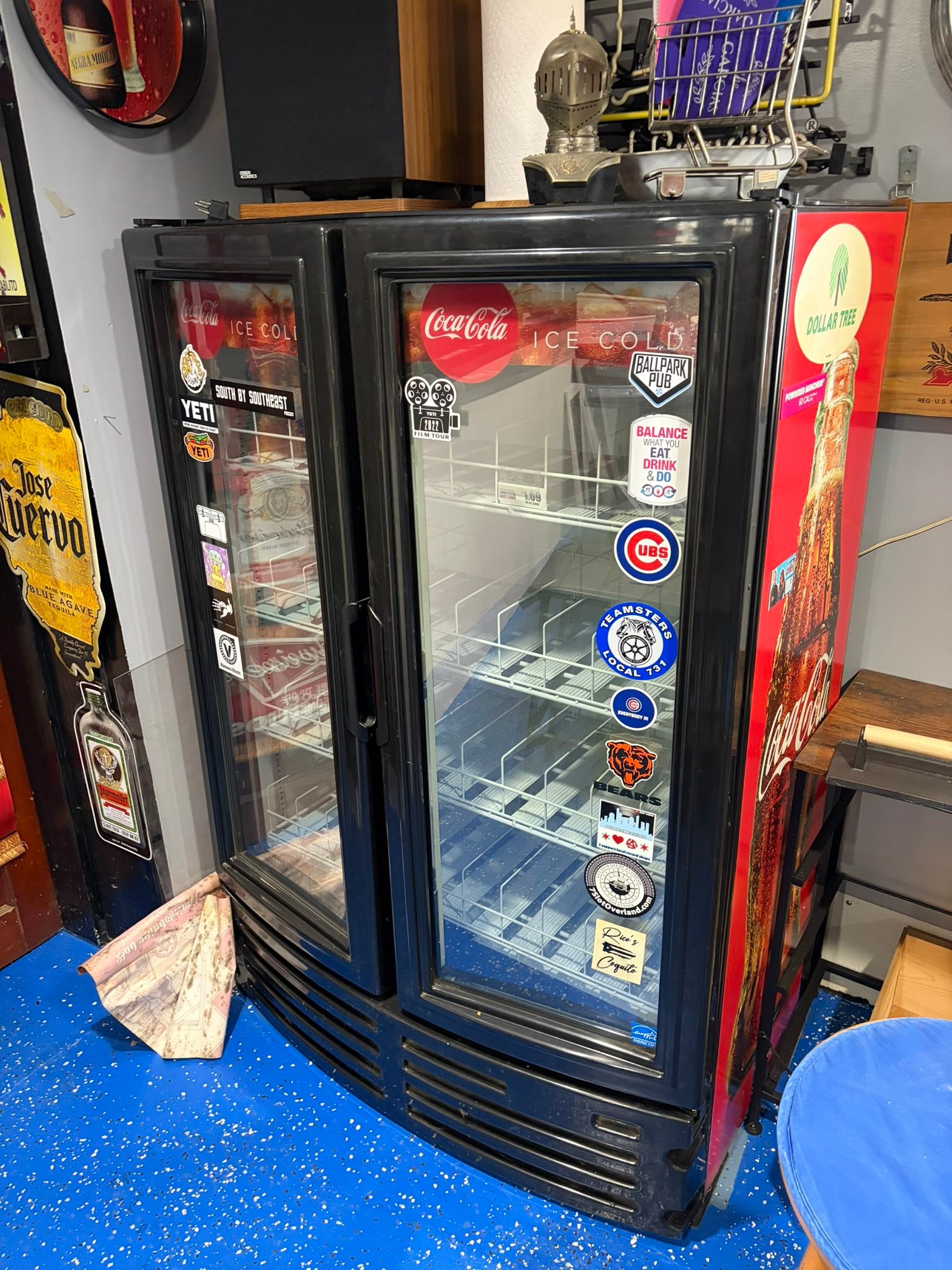 Coca Cola fridge with LED lights and new compressor for sale