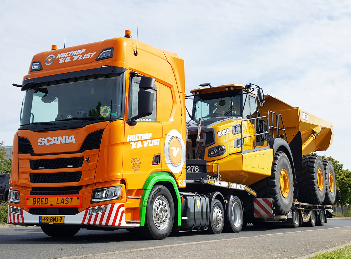 1/50 SCANIA ハイルーフ Nooteboom フラットベットトレーラー | ヤマダ