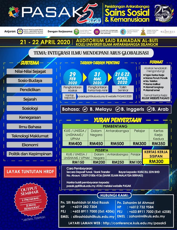 Poster Pasak 5 Versi Terkini Pusat Pengajian Teras Kuis Facebook