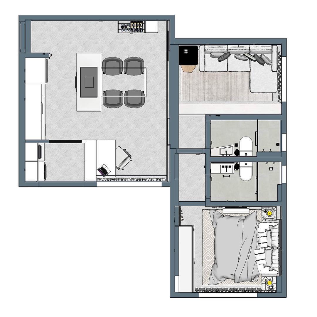 O layout propõe uma... - Grupo PR - Arquitetura e Design