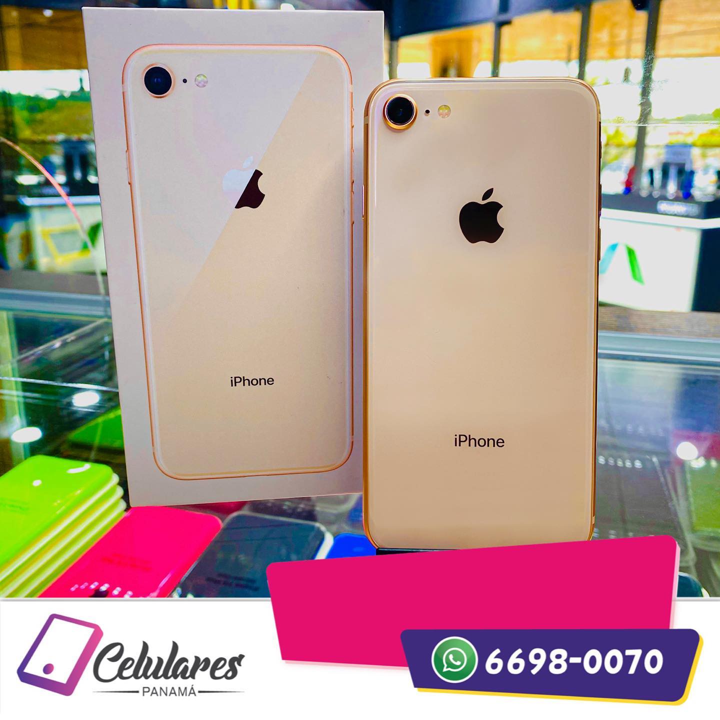 Celulares - IPHONE 8 DE 64GB COMO NUEVOS A SOLO $279.99 DÓLARES