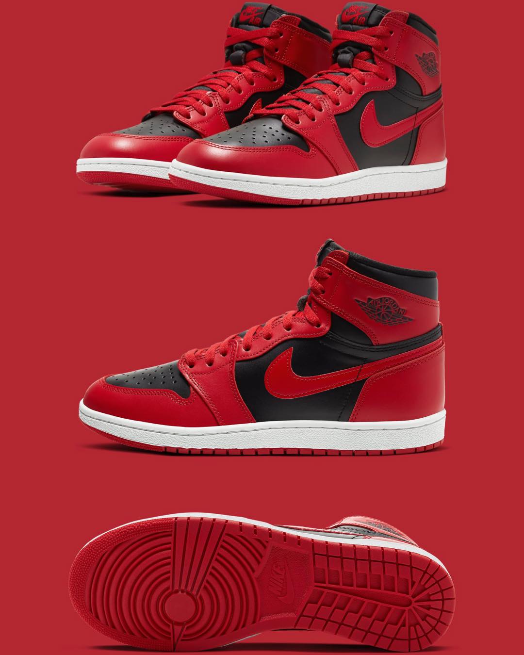Jordan 1 Retro High 85 Varsity Red 😍 #verbalase #nike #jordan1
