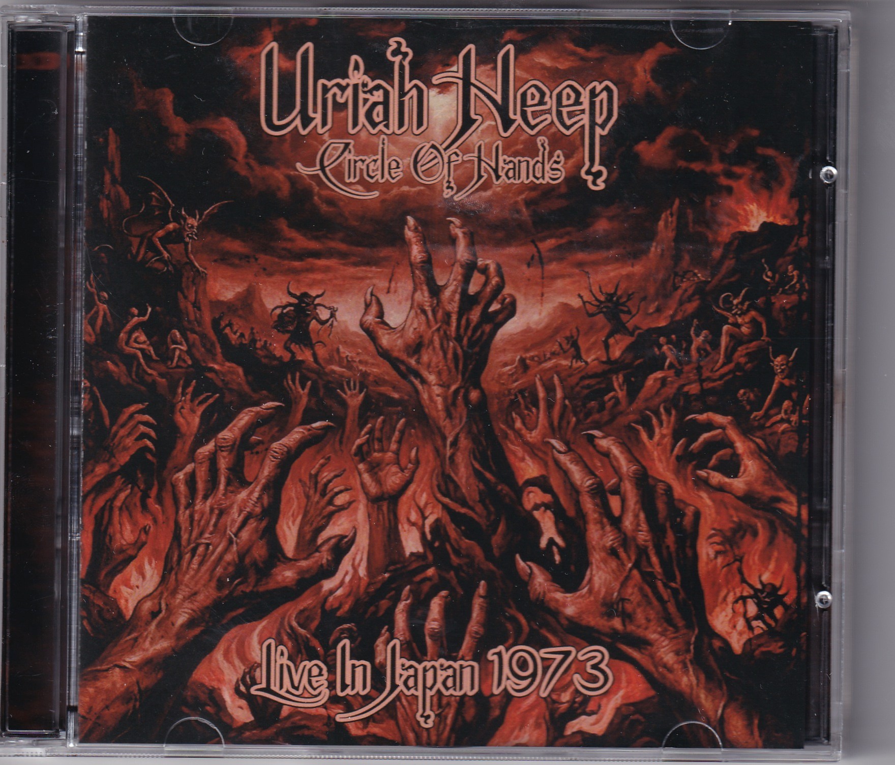 Uriah Heep 1973年日本公演パンフレット チケット レコード セット 入荷。URIAH HEEP - CIRCLE OF HANDS : LIVE IN JAPAN 1973 (2CD) 初来