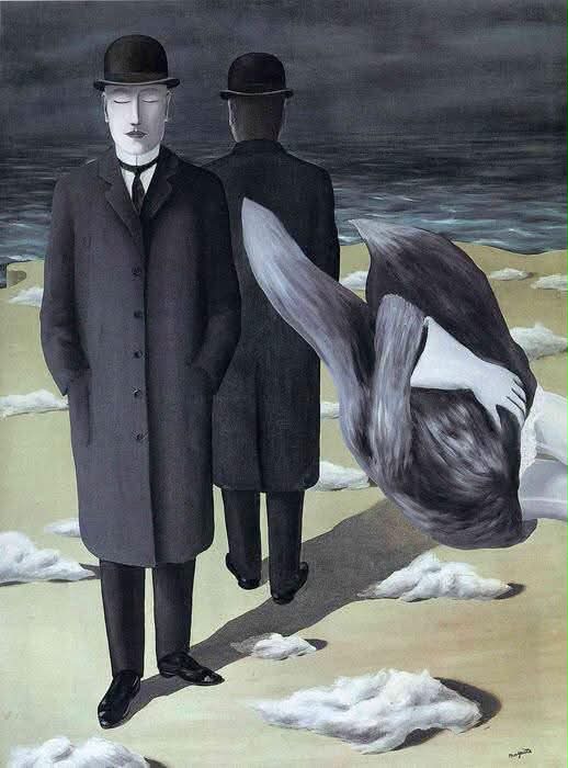La lunette d'approche (The Telescope) - René Magritte - 1963 Menil