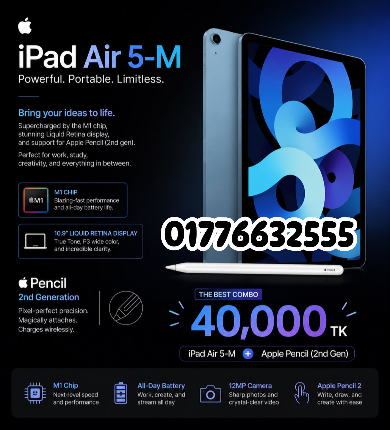 iPad Air 5 & Apple Pencil 2nd Gen
