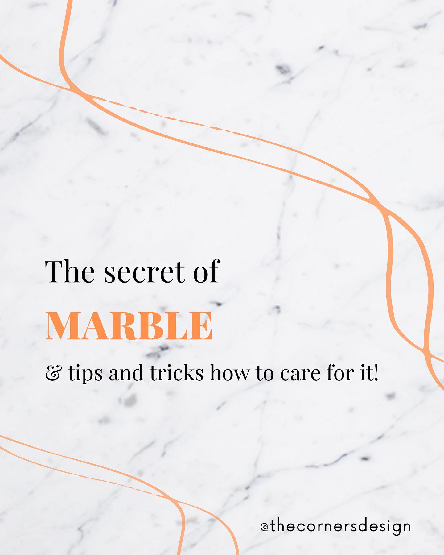 Marble, with its elegance and... - The Corners Design