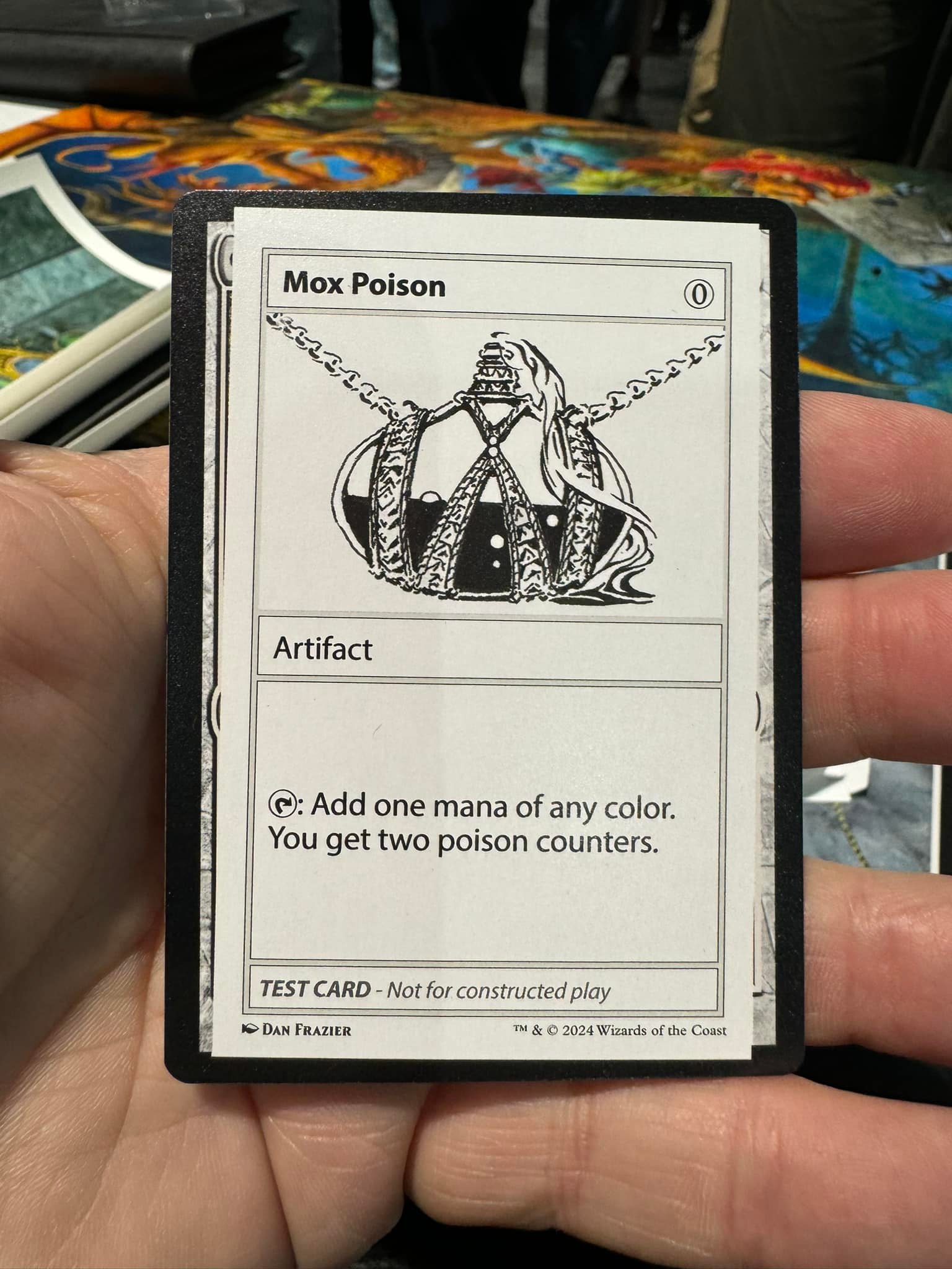 Mox poison artist proofs available for Magic the Gathering