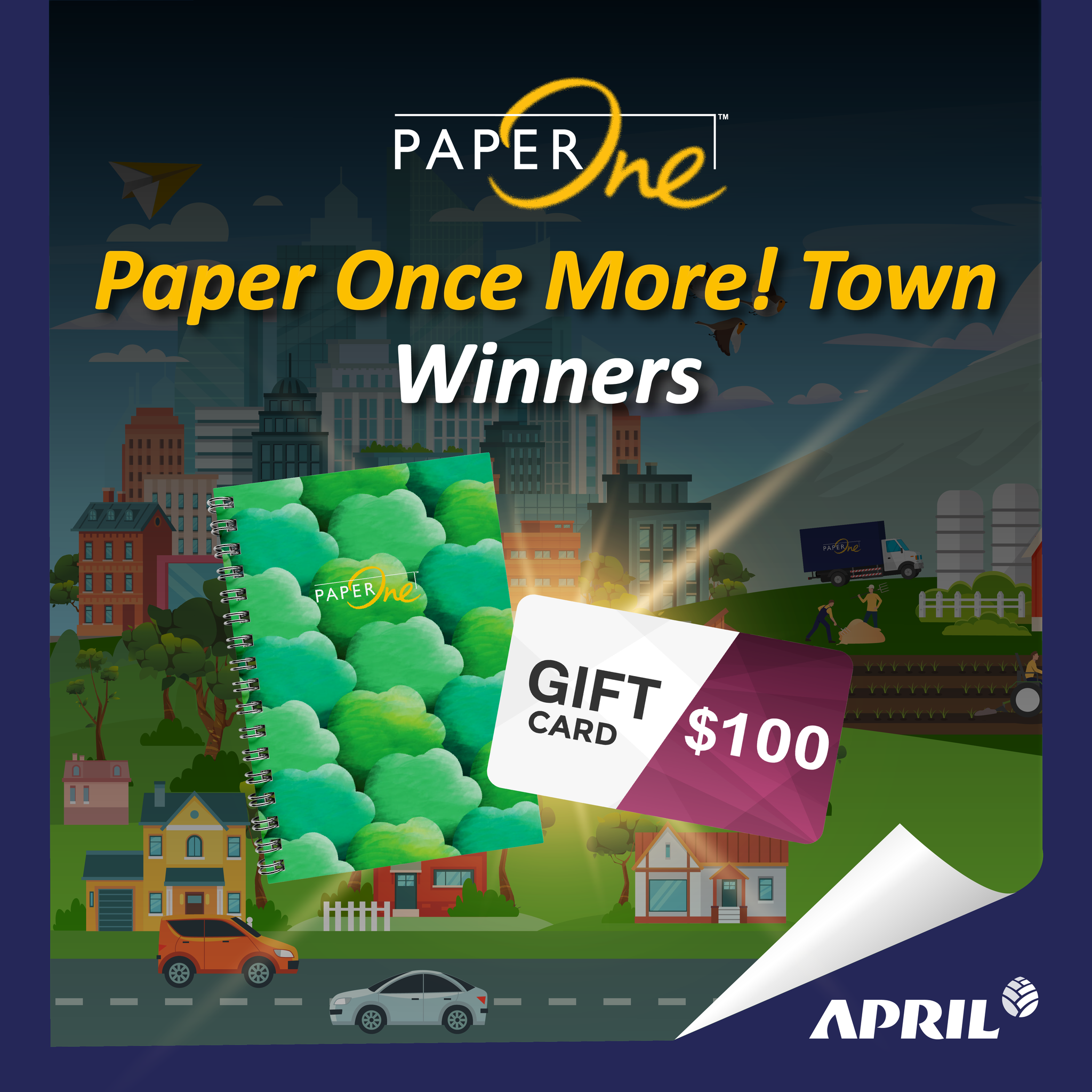 PaperOne - Congratulations to the winners of Paper Once... | Facebook