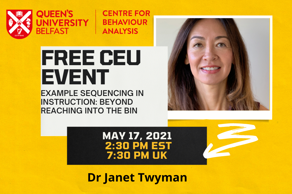 BehaviorLive - #FREE CEU Event Example Sequencing in... | Facebook