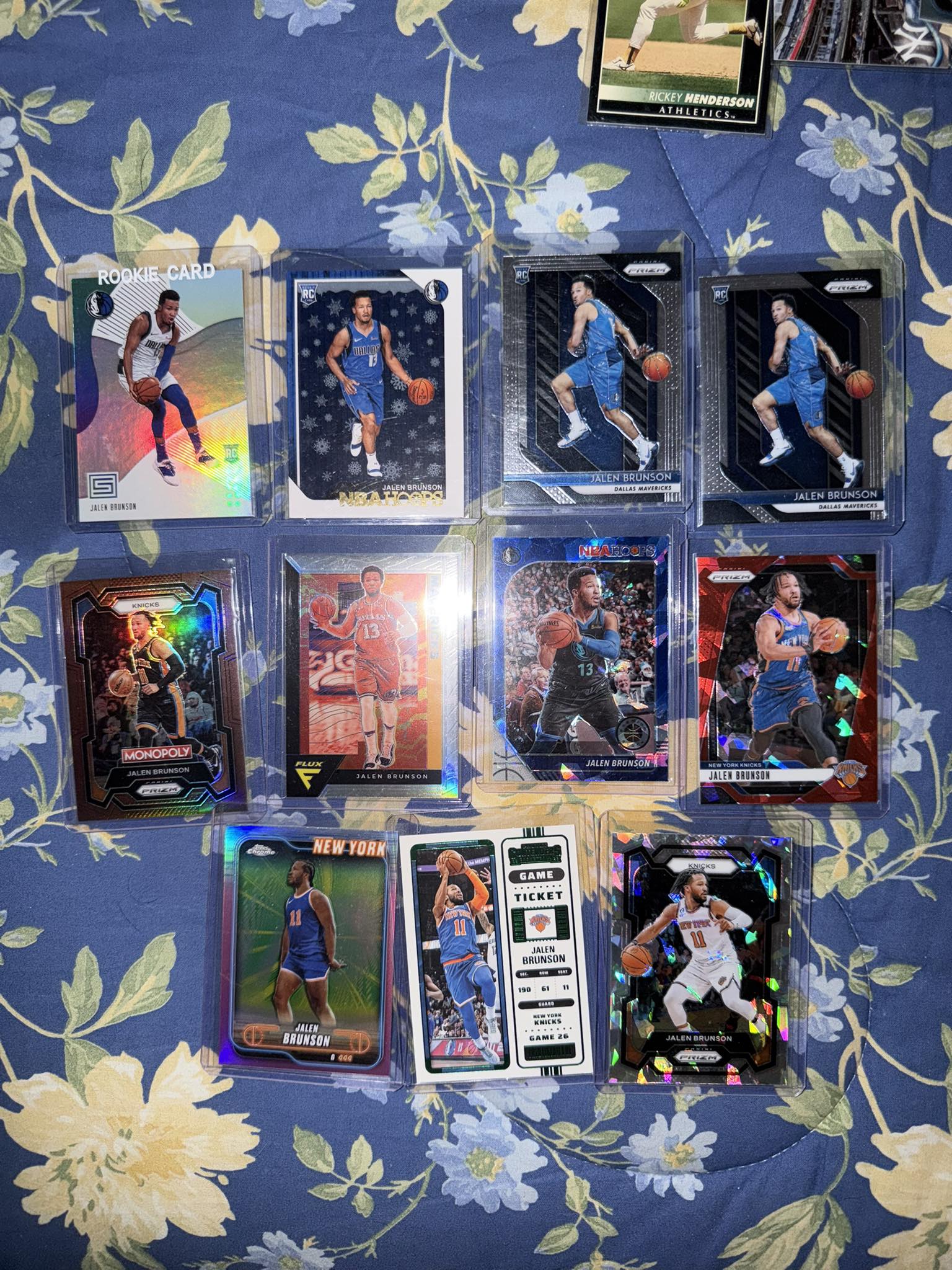 2018-19 Prizm Jalen Brunson silver rookie card for sale