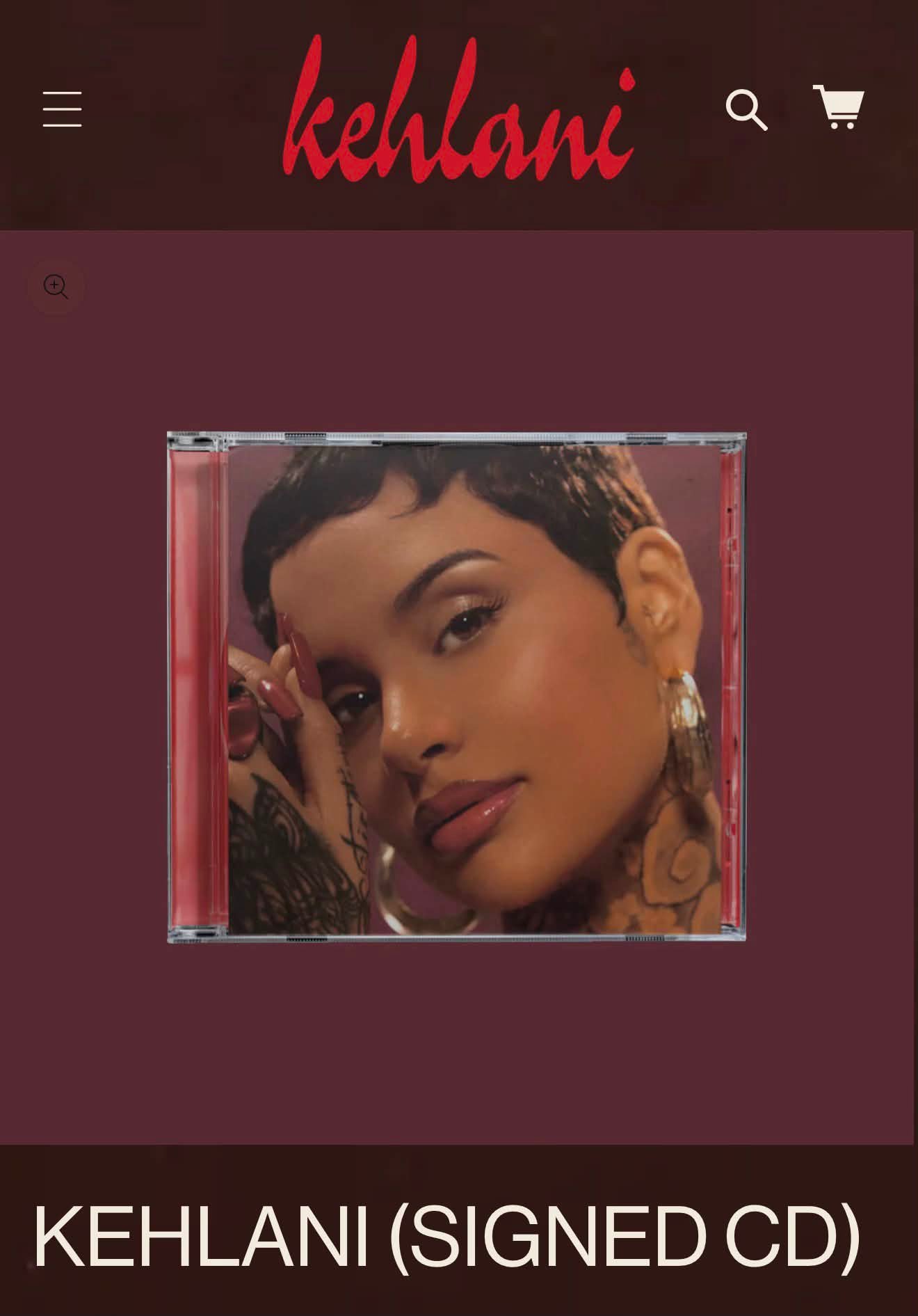 KEHLANI Open for preorder! □ KEHLANI [CD]$33 □ Kehlani [Marble