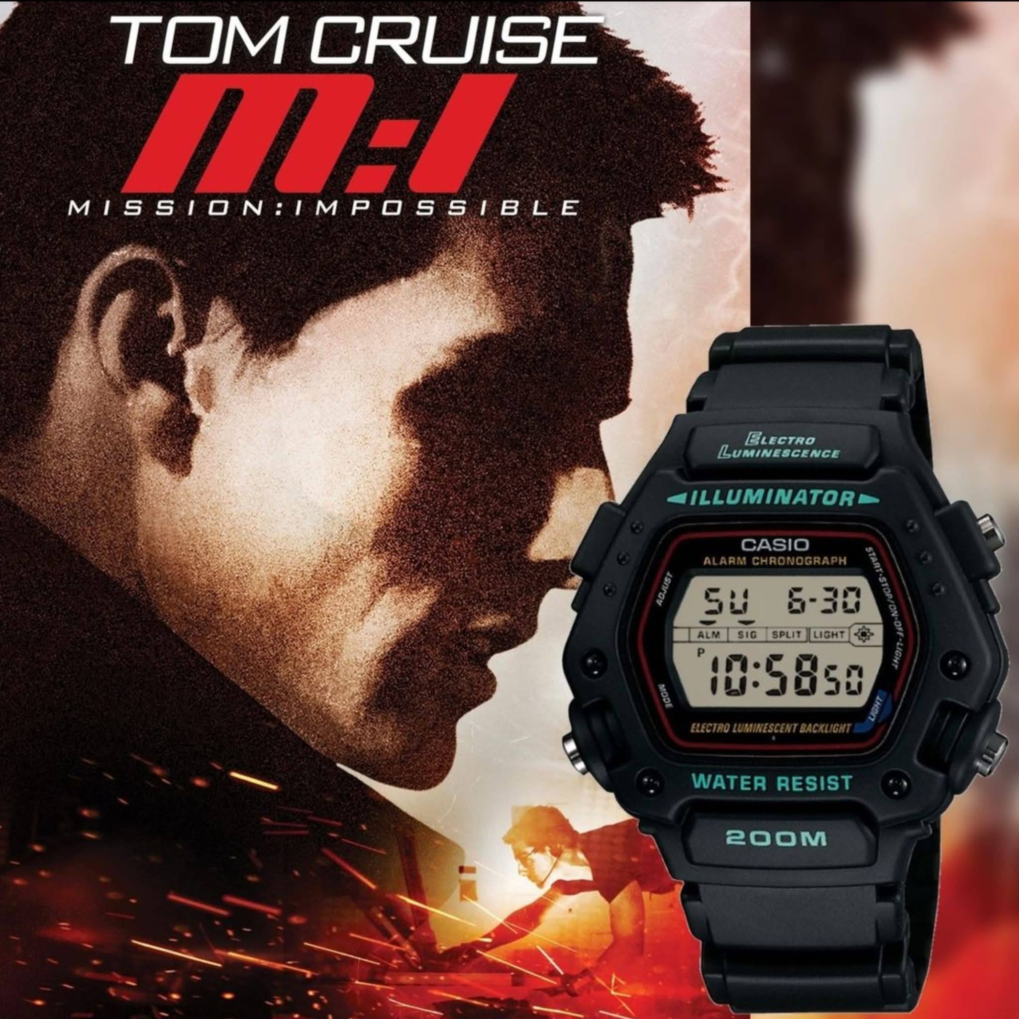 Casio watch in Mission Impossible film