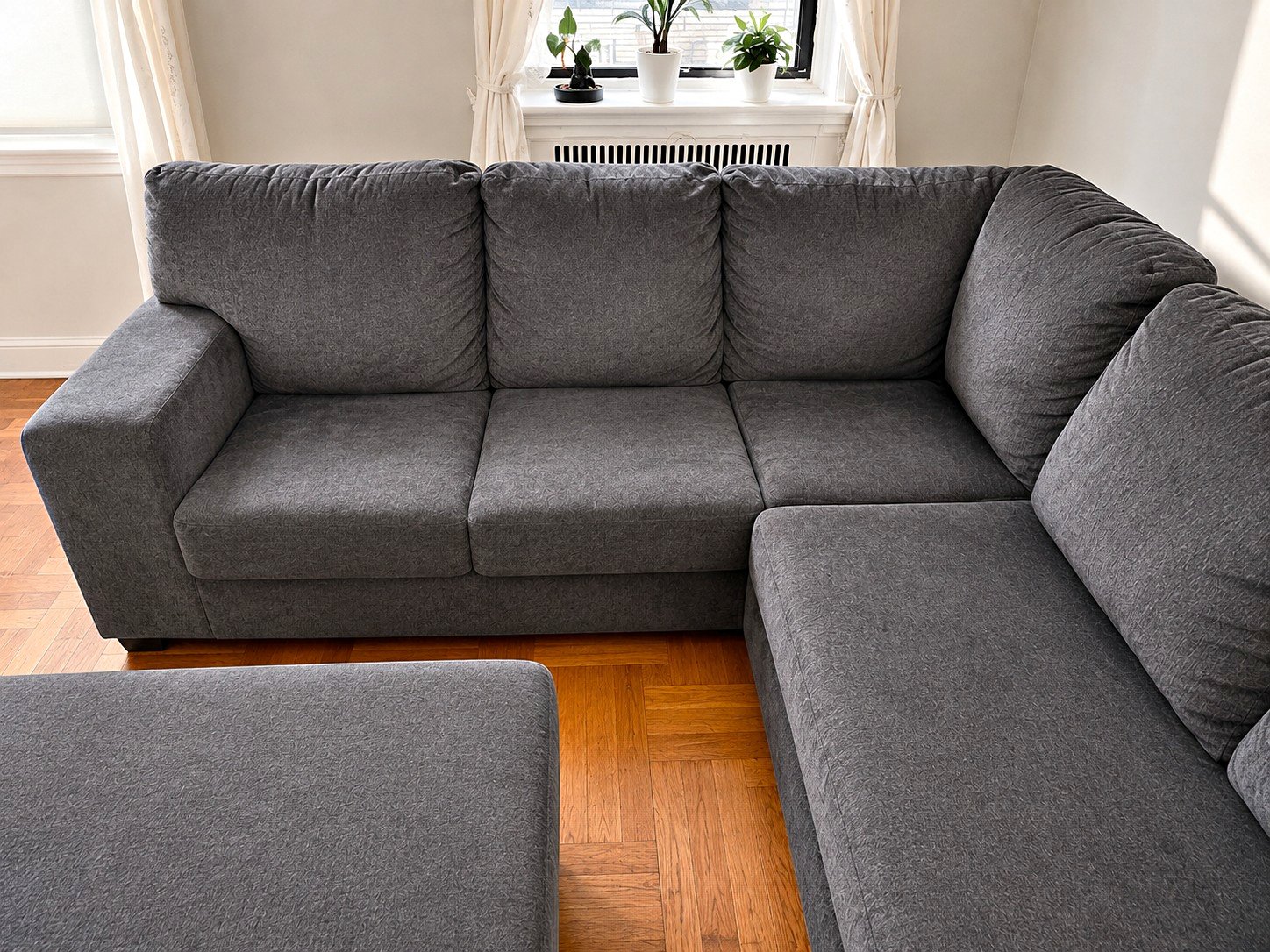 Virgo Charcoal 2 Piece Sectional - Sofas, Loveseats & Sectionals 
