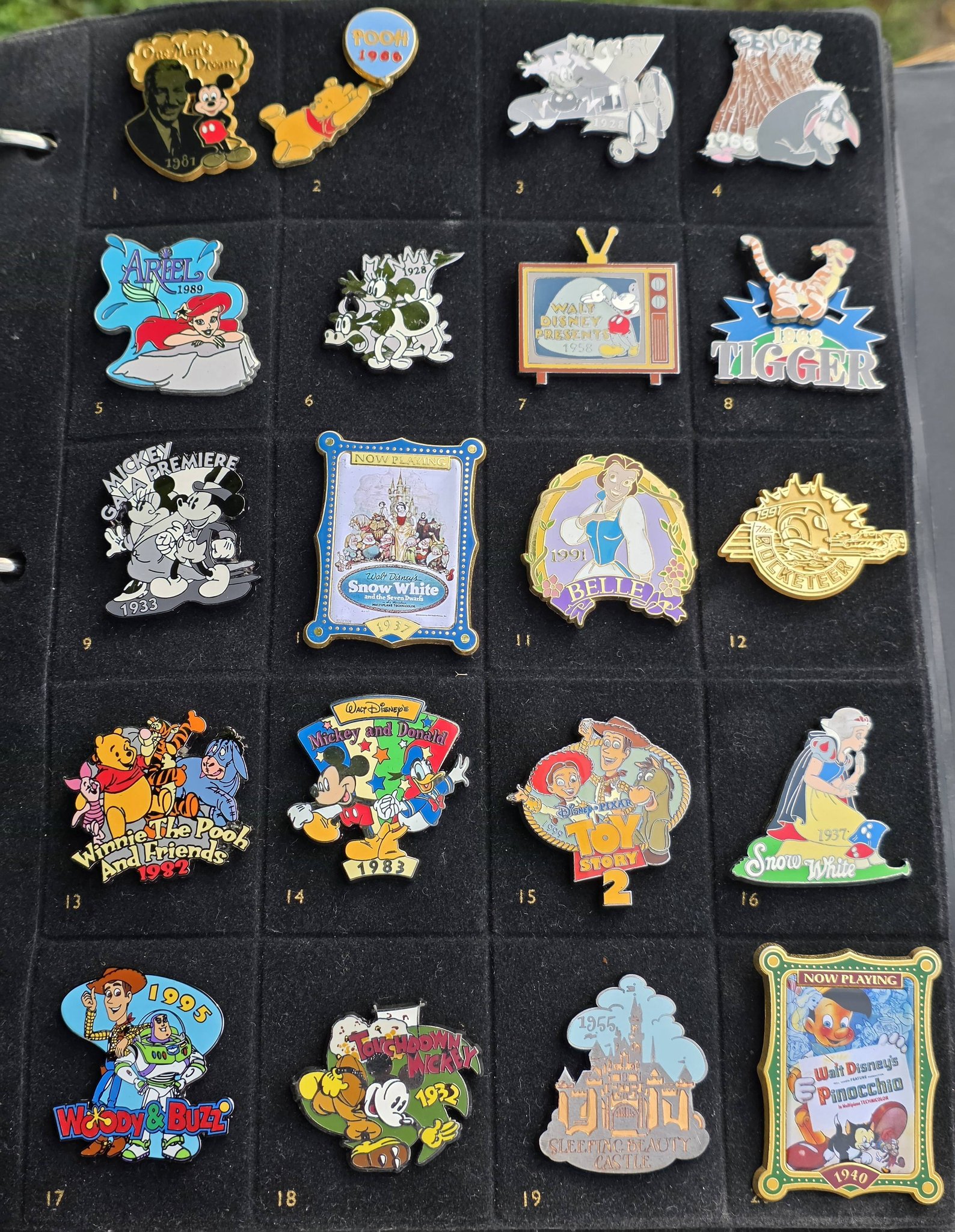 Walt Disney's 100 Years of Dreams Pin Set for Sale