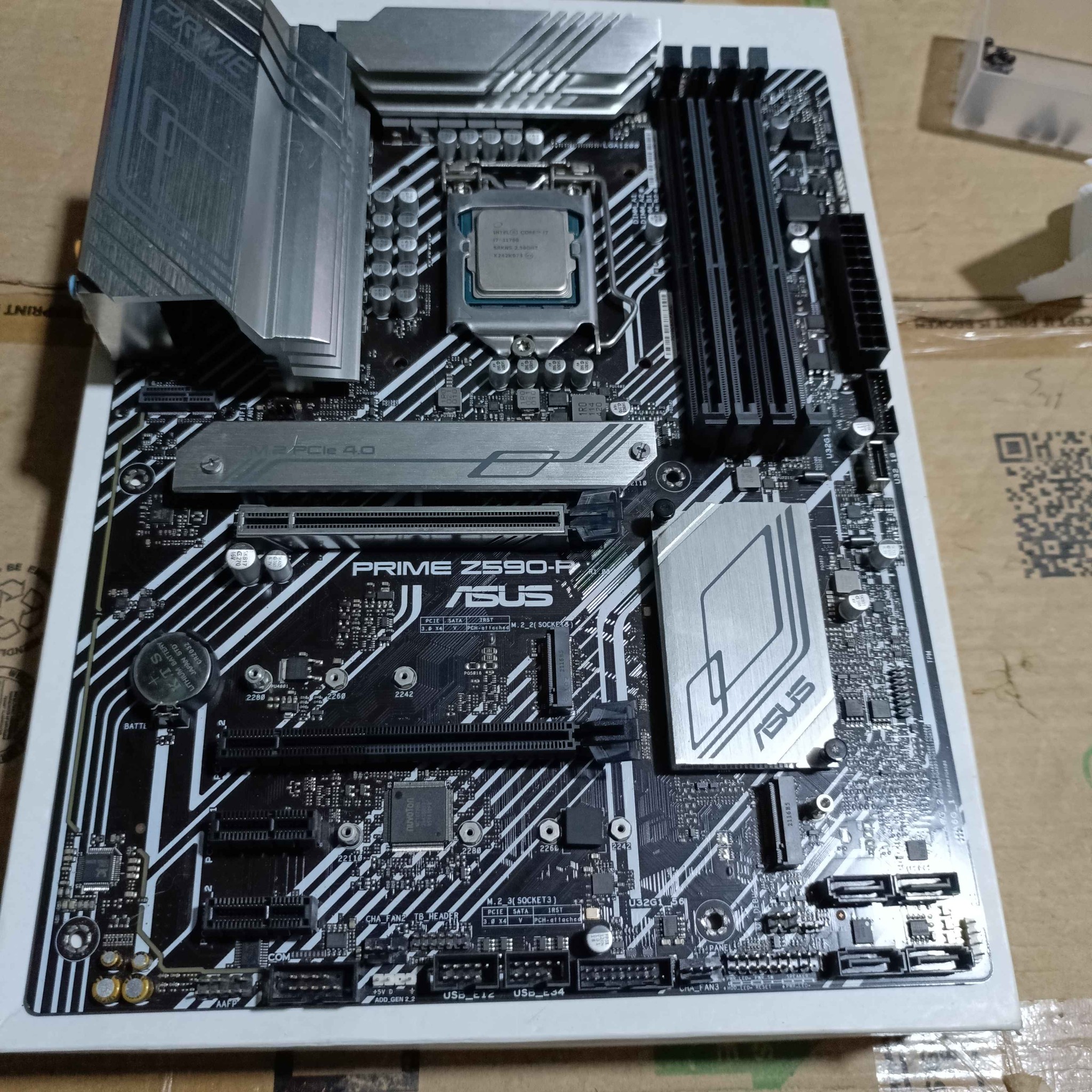 Working with no issue or whatsoever i7 11700 Asus prime z590 - P