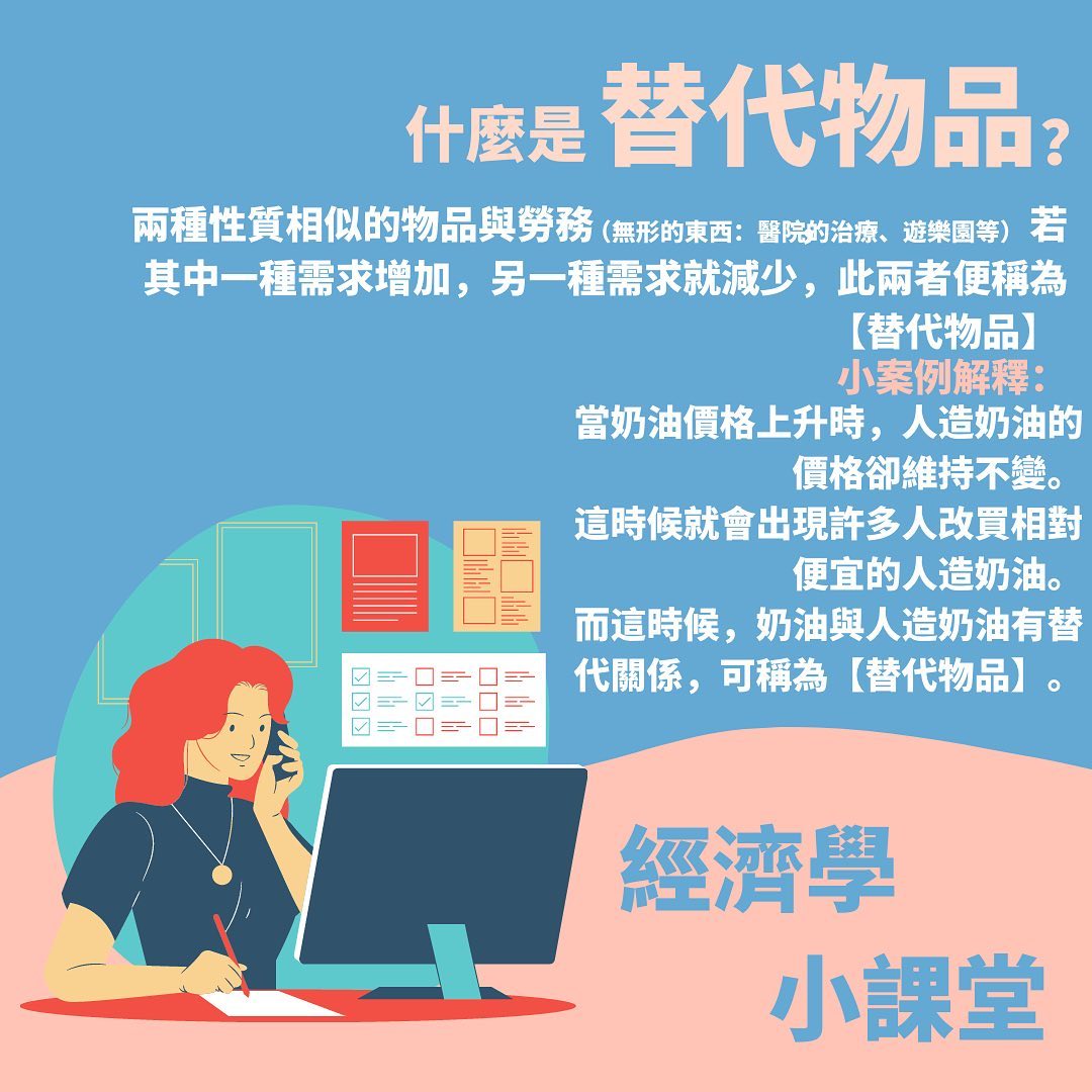 【經濟學小課堂】· 什麼是替代物品？... - 澳門保險理財 Wonder Macau AIA