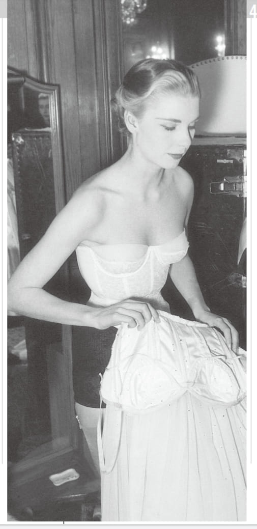 open lace back dress 90s Gaultier Strapless Skirt Dress