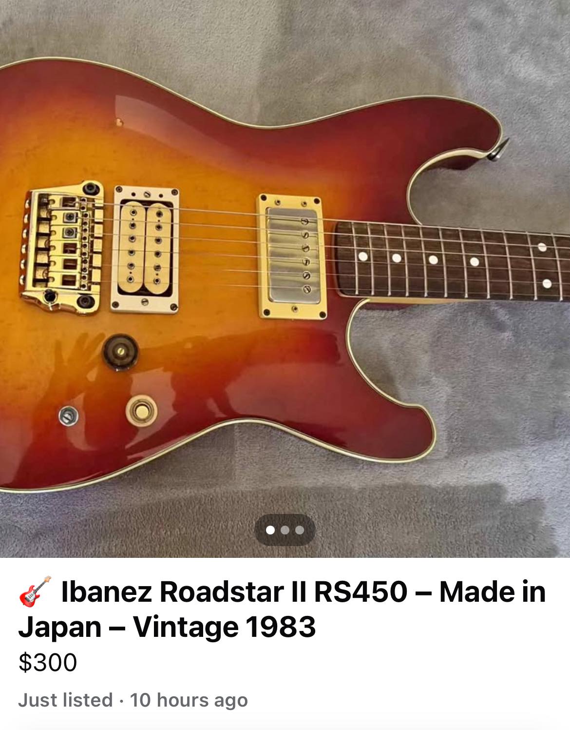 Vintage 1983 Ibanez Roadstar II RS450 guitar for sale