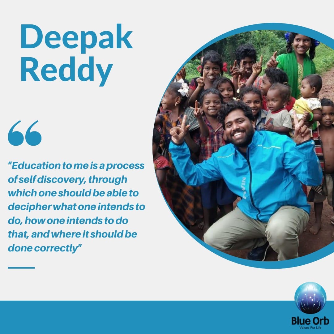 Meet Deepak Reddy, who believes that... - Blue Orb Foundation | Facebook