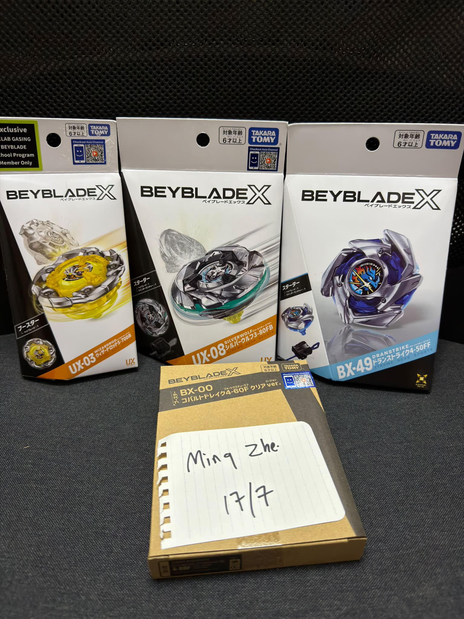 Beyblade X models BX-49, CX-13, UX-17 for sale in Malaysia