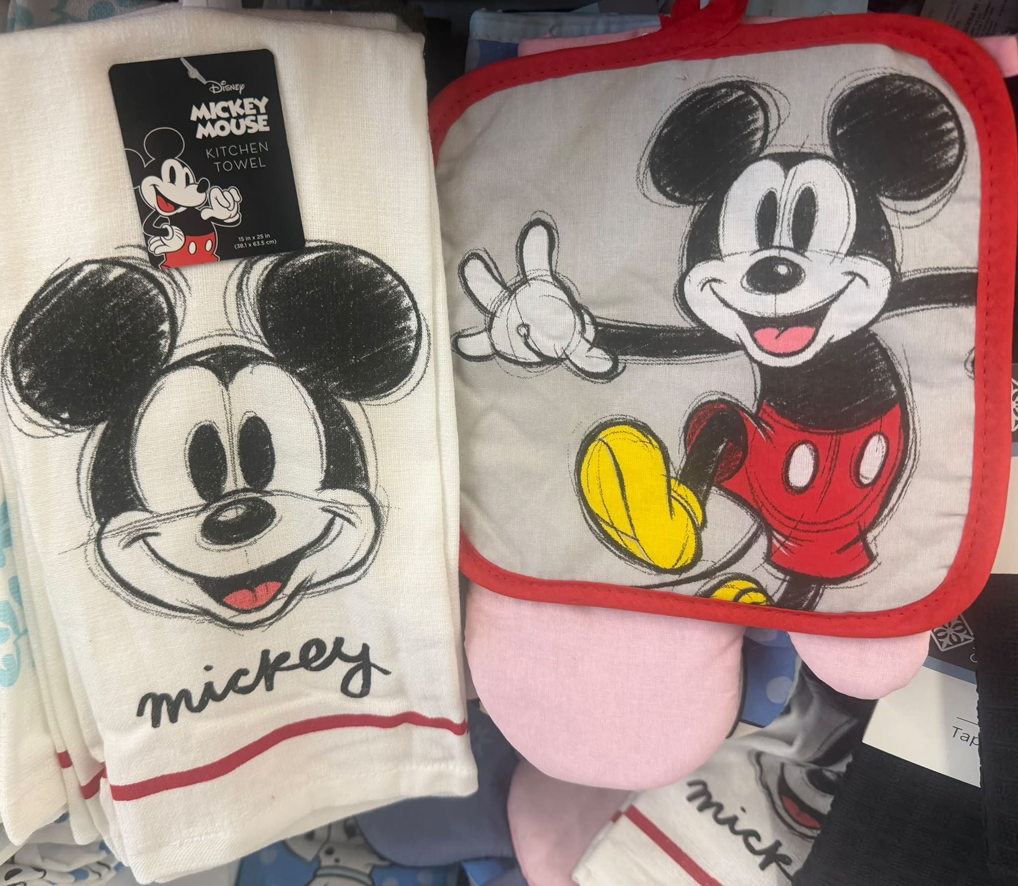 Snoopy and Mickey mouse