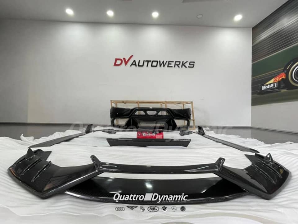 QDM - Lamborghini Huracan LP 610 carbon fibre aero kit: