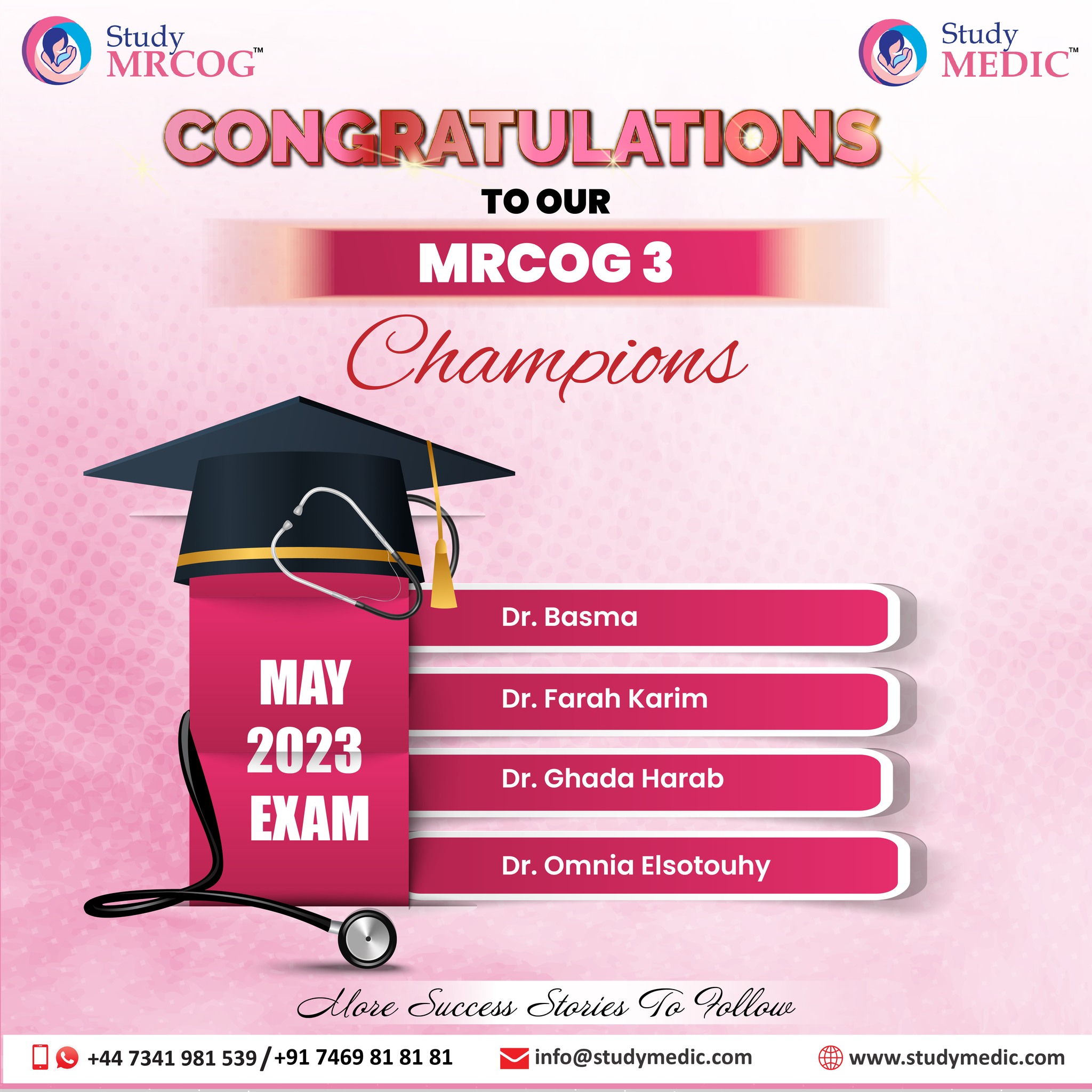 Study MEDIC - Congratulations to Our Champions!!! Here is... | Facebook