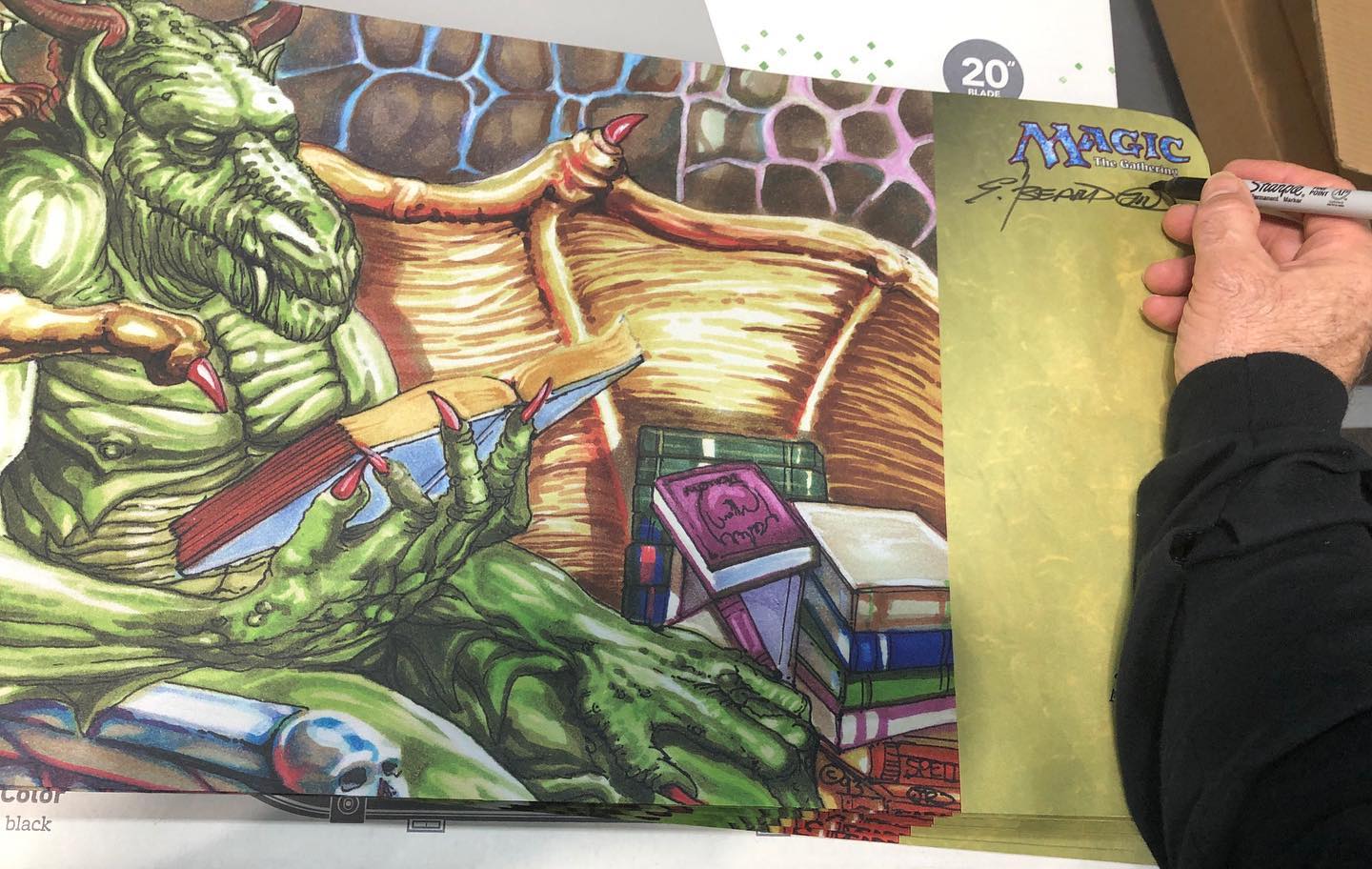 Magic the Gathering play mats by Ed Beard Jr
