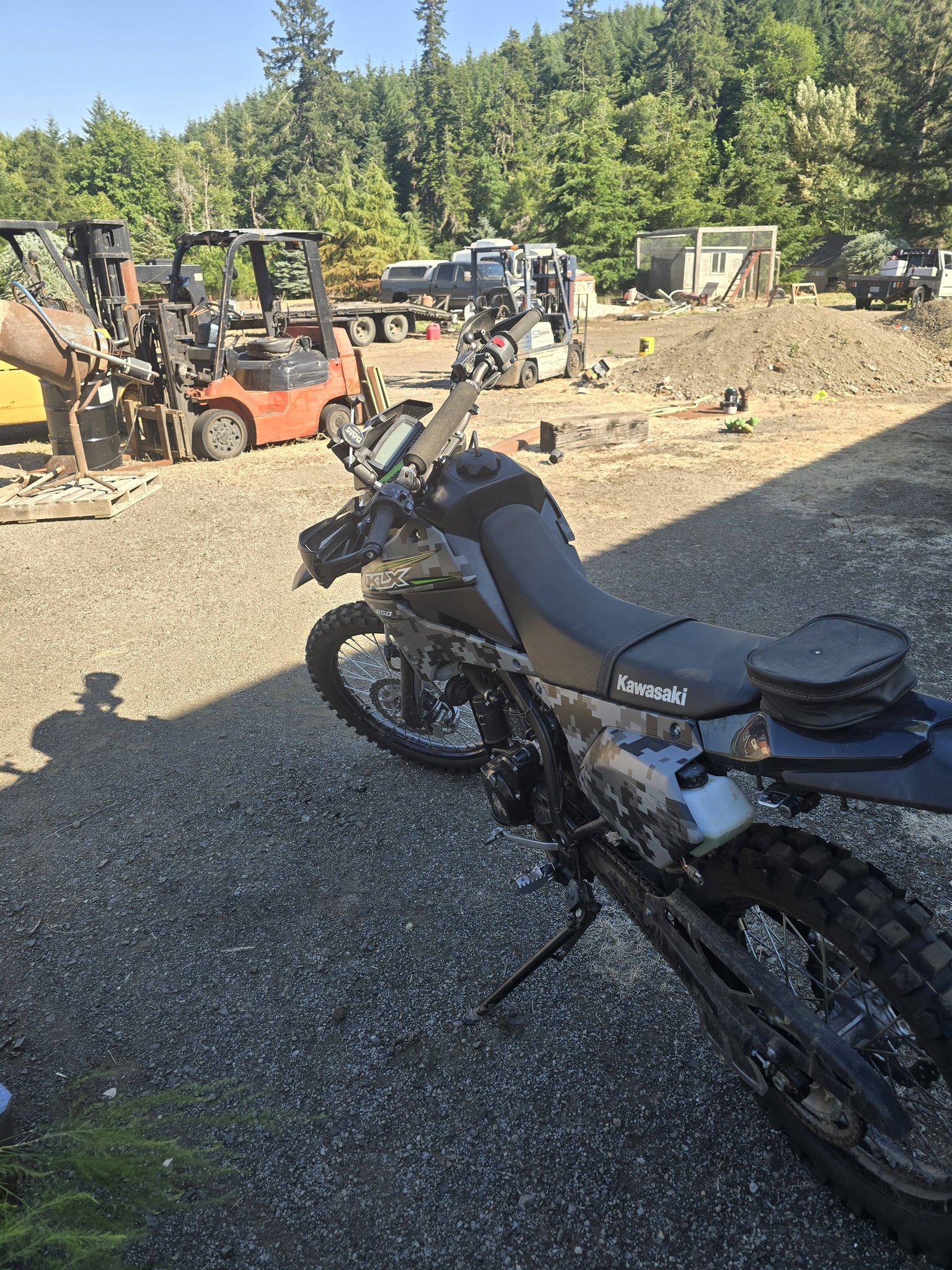 2018 Kawasaki KLX250 mods and ride