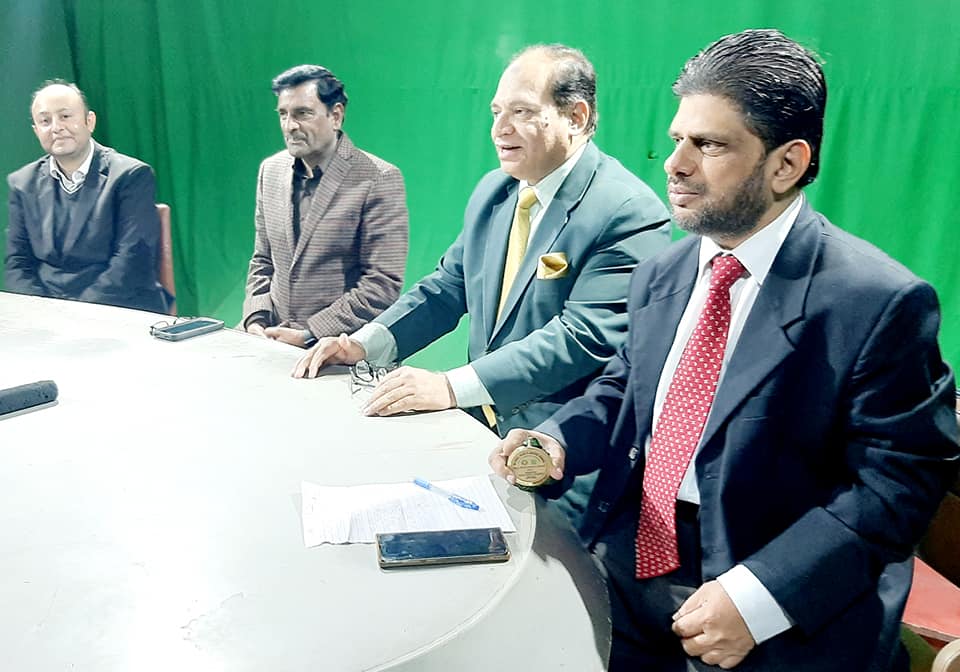 Mian Abdul Waheed chairman NPJC along with Mian Muhammed Tariq Ex MPA ...