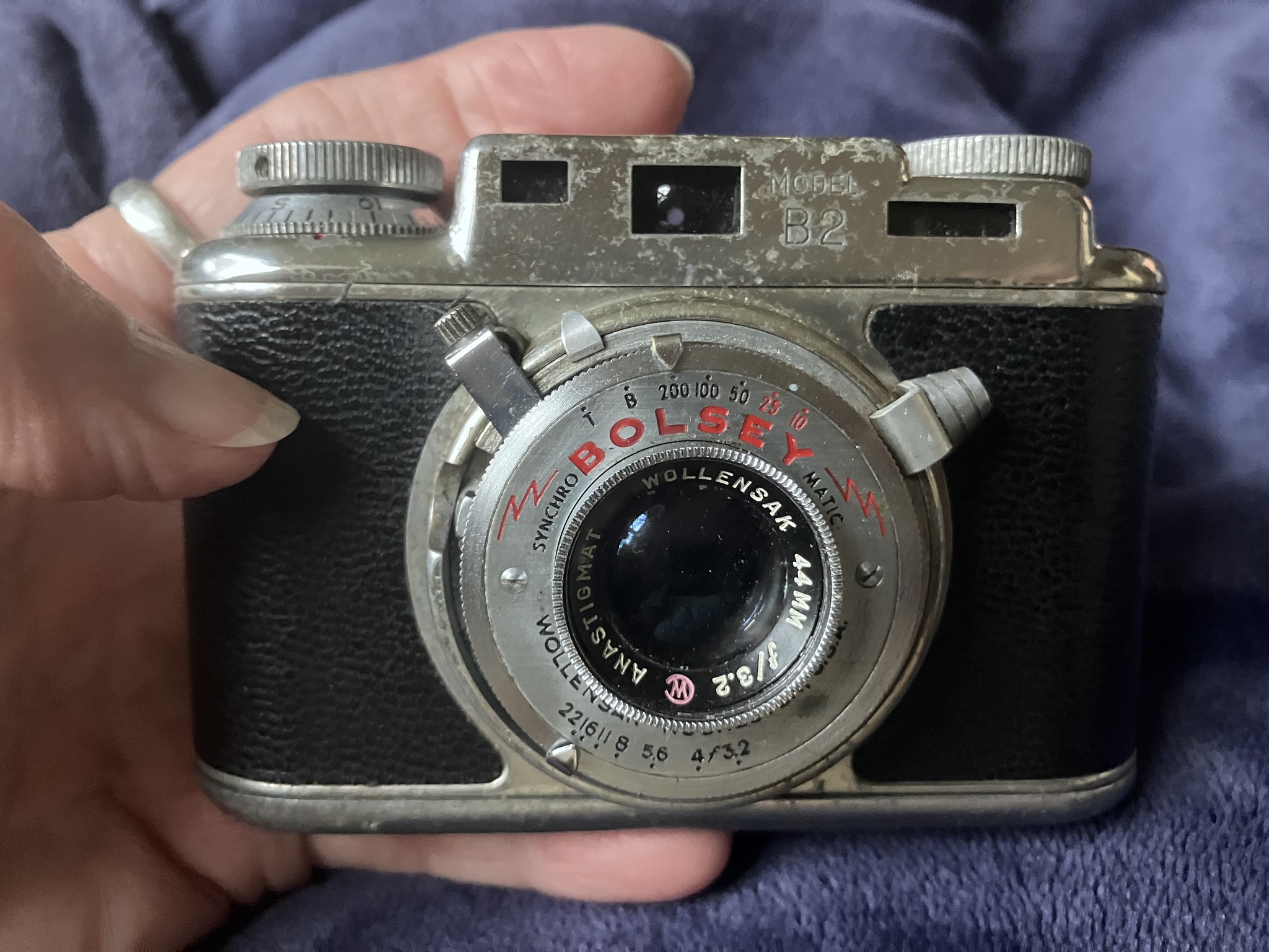 Bolsey Model B2 camera sentimental value