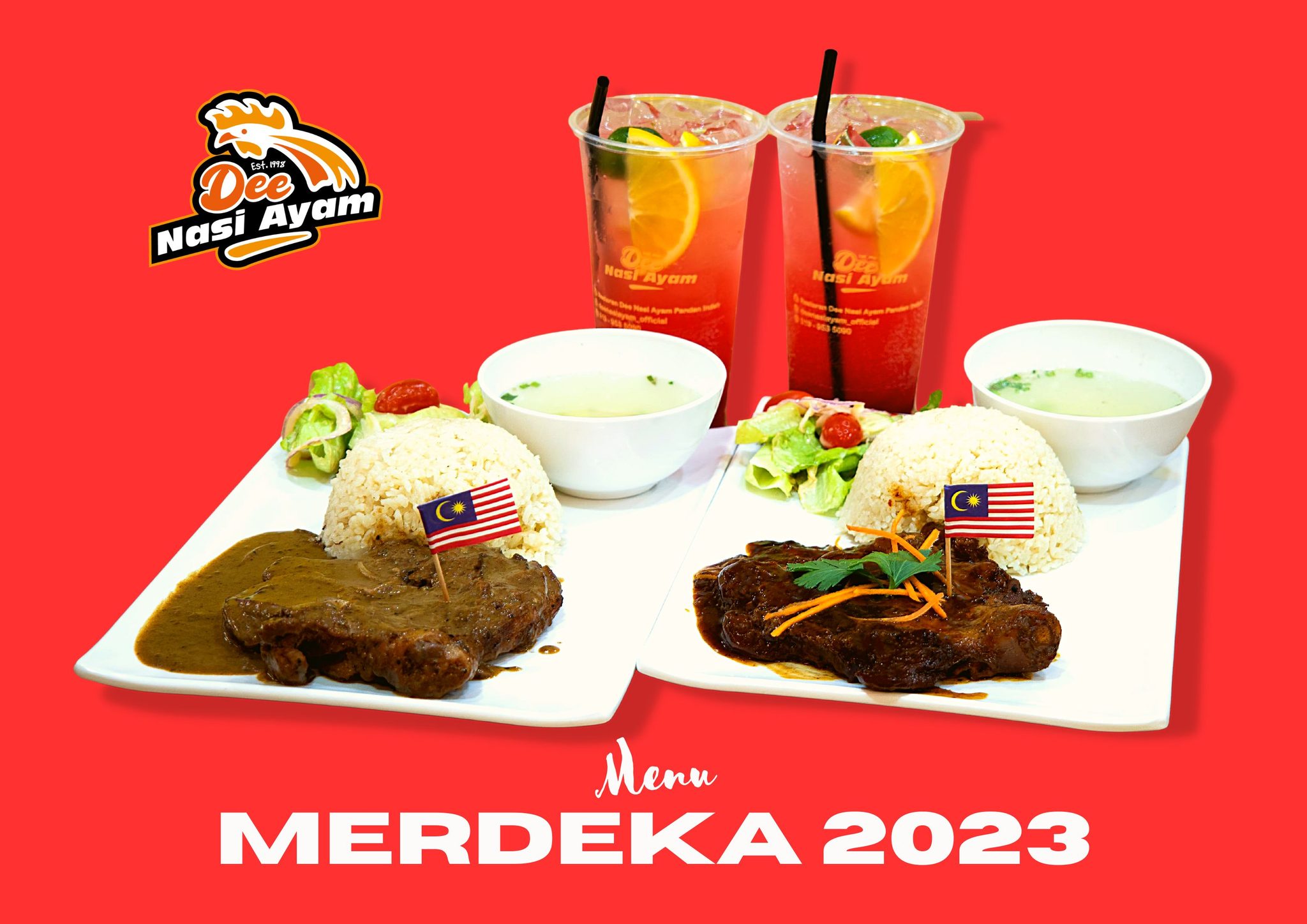 MENU MERDEKA 2023.... - Restoran Dee Nasi Ayam Pandan Indah | Facebook