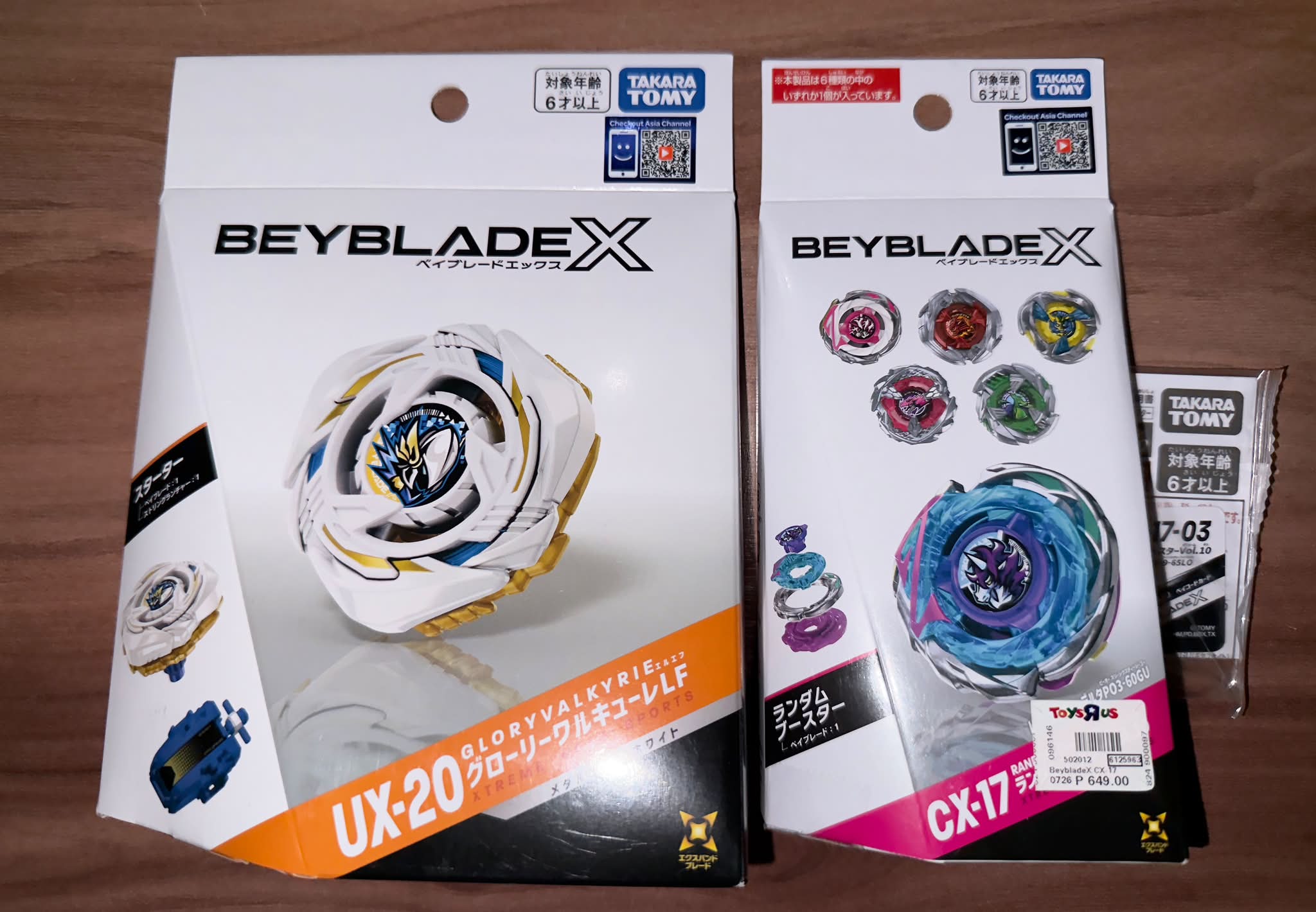 TAKARA TOMY Beyblade X UX-20 Starter Set: Glory Valkyrie LF for