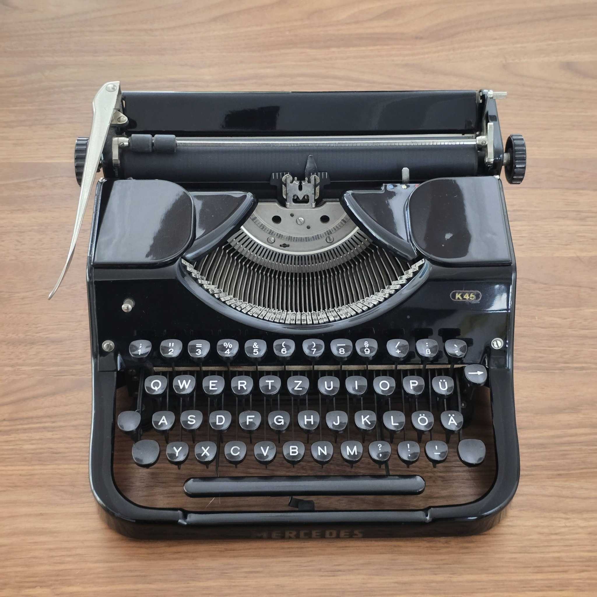 Mercedes K45 typewriter review and comparison to Superba