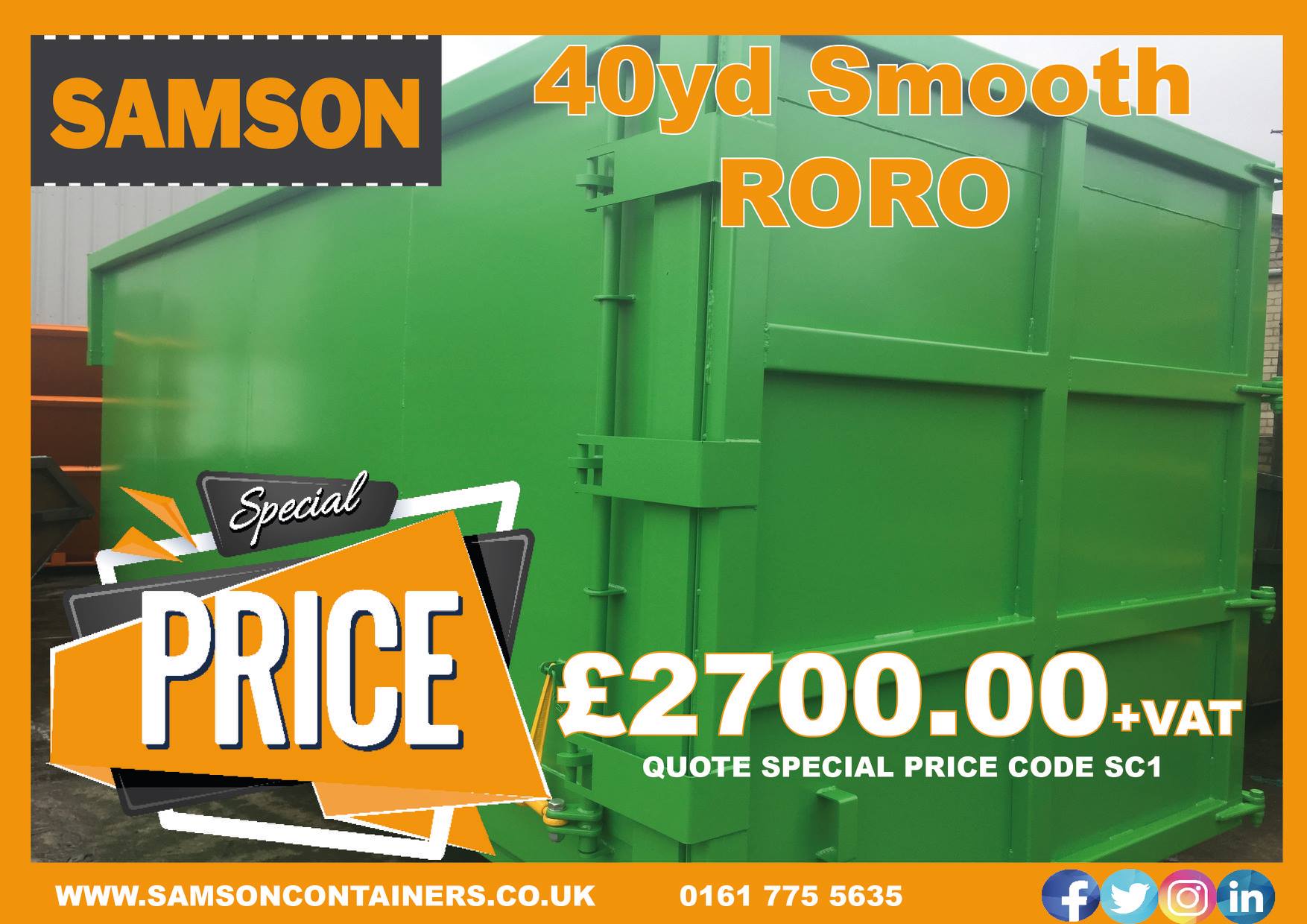 Samson Containers | Thornton-Cleveleys