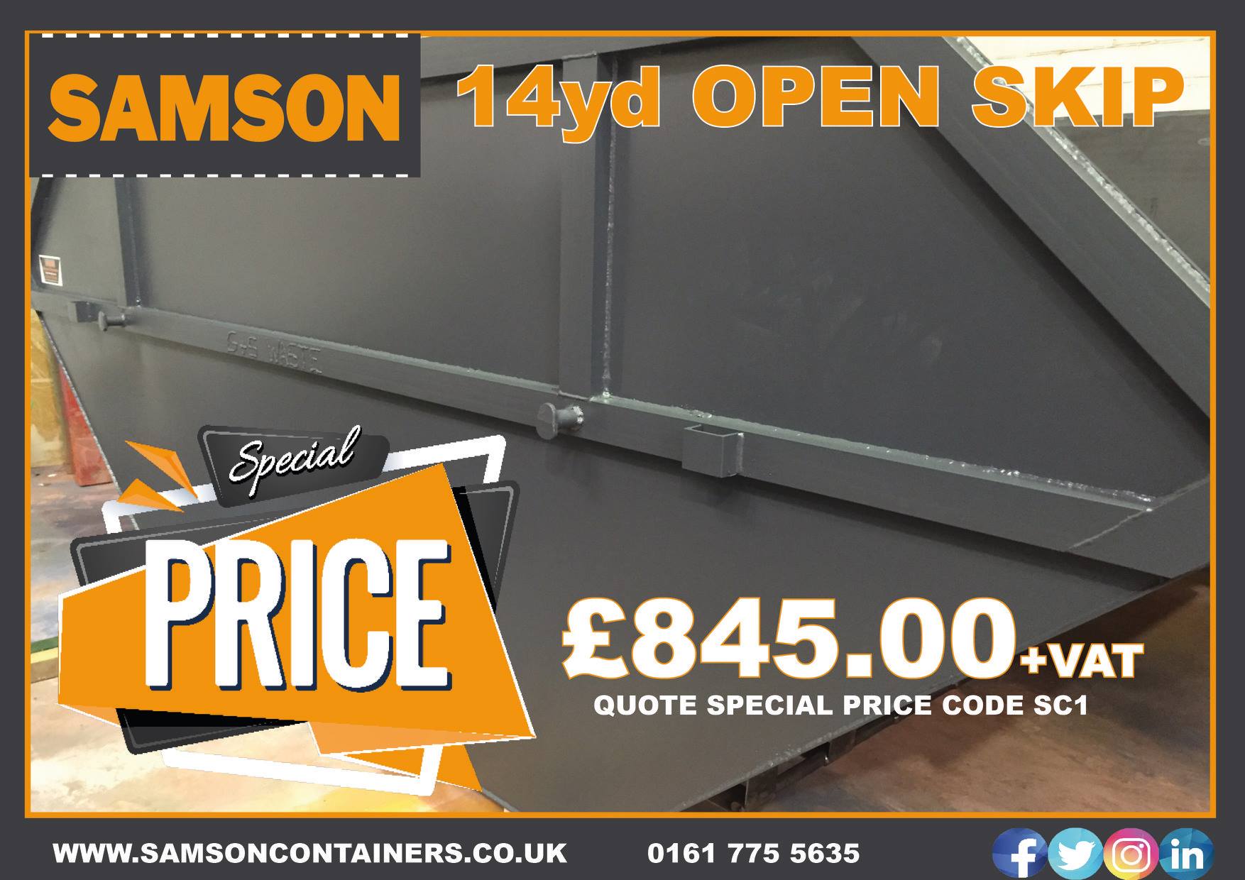 Samson Containers | Thornton-Cleveleys