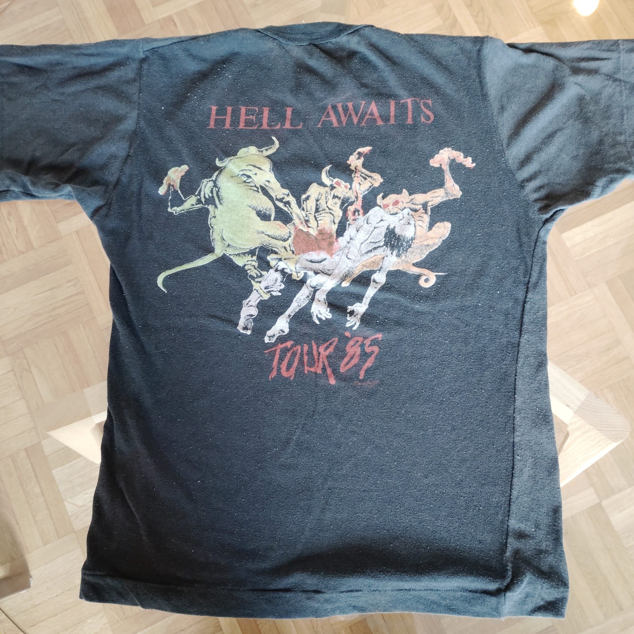 Juni 1985, SLAYER in der Zeche Bochum