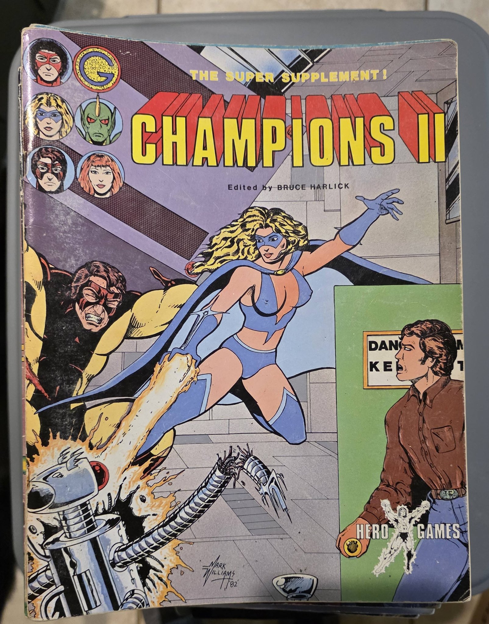 80s Champions and Fantasy Hero books for sale