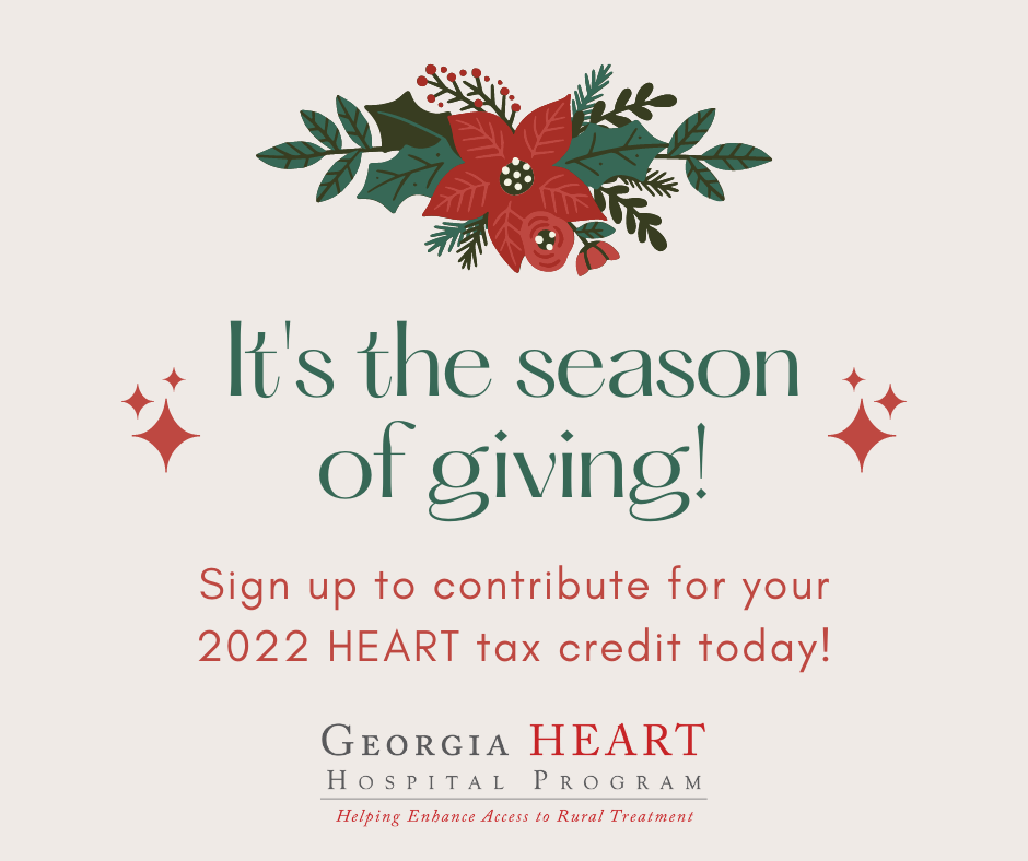 The season of giving is... - Georgia HEART Hospital Program