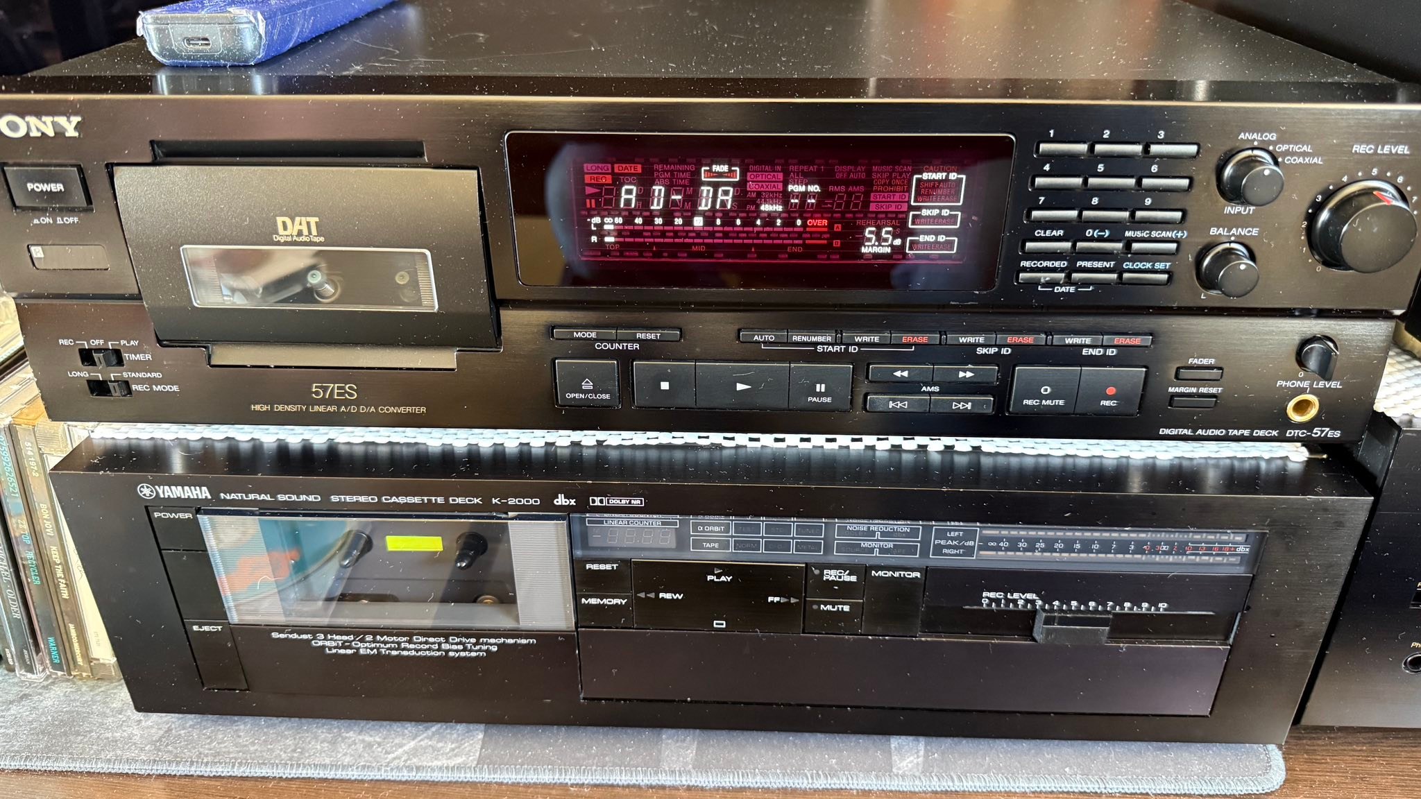 Just got my new first ever DAT Sony 57ES and recapped RF board