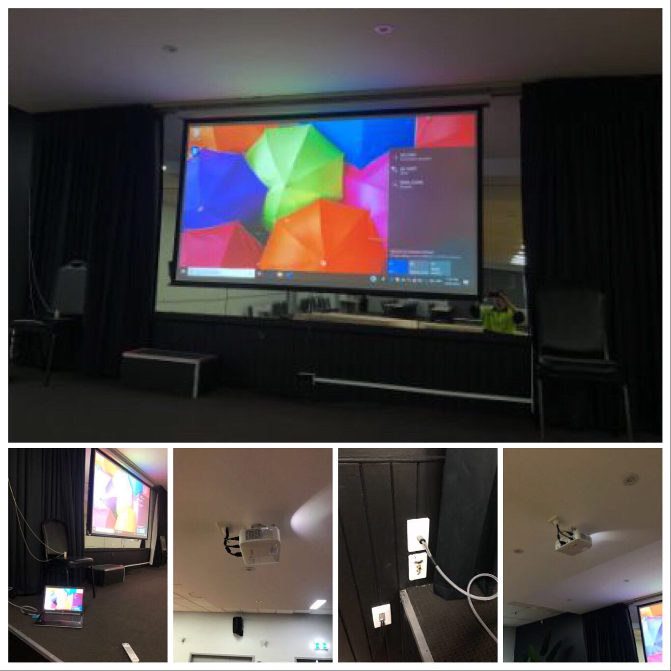 Alert Electrical - We replaced an old projector with a new full HD ...