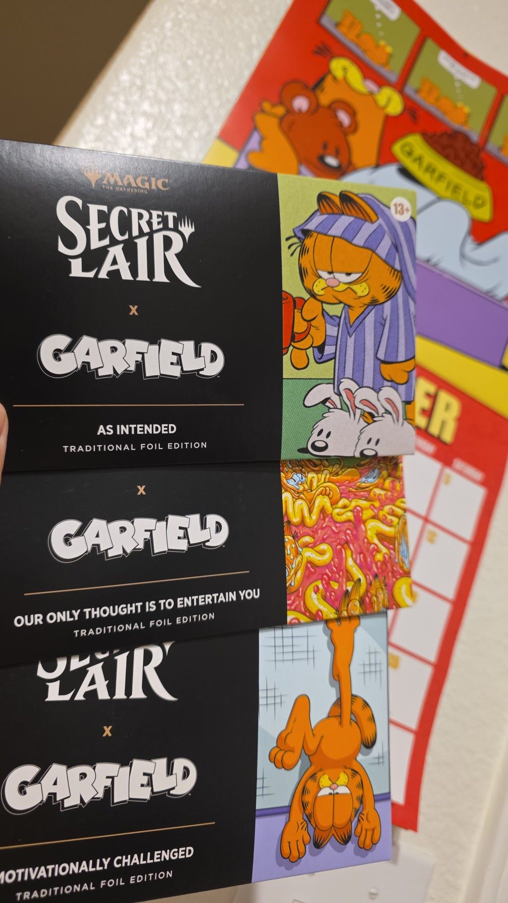 Magic the Gathering Secret Lair x Garfield: As Intended foil sealed