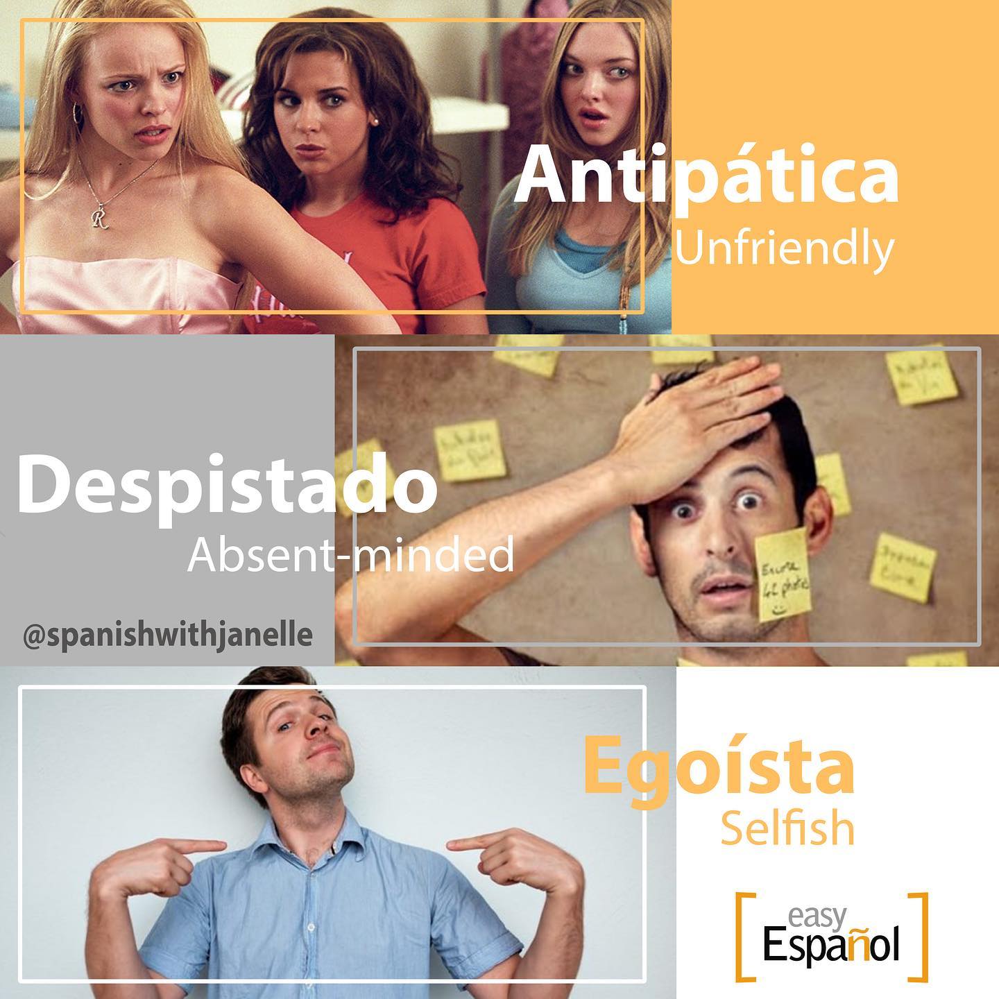 Easy Español - Algunos ejemplos de cómo usar estos adjetivos: - Regina ...