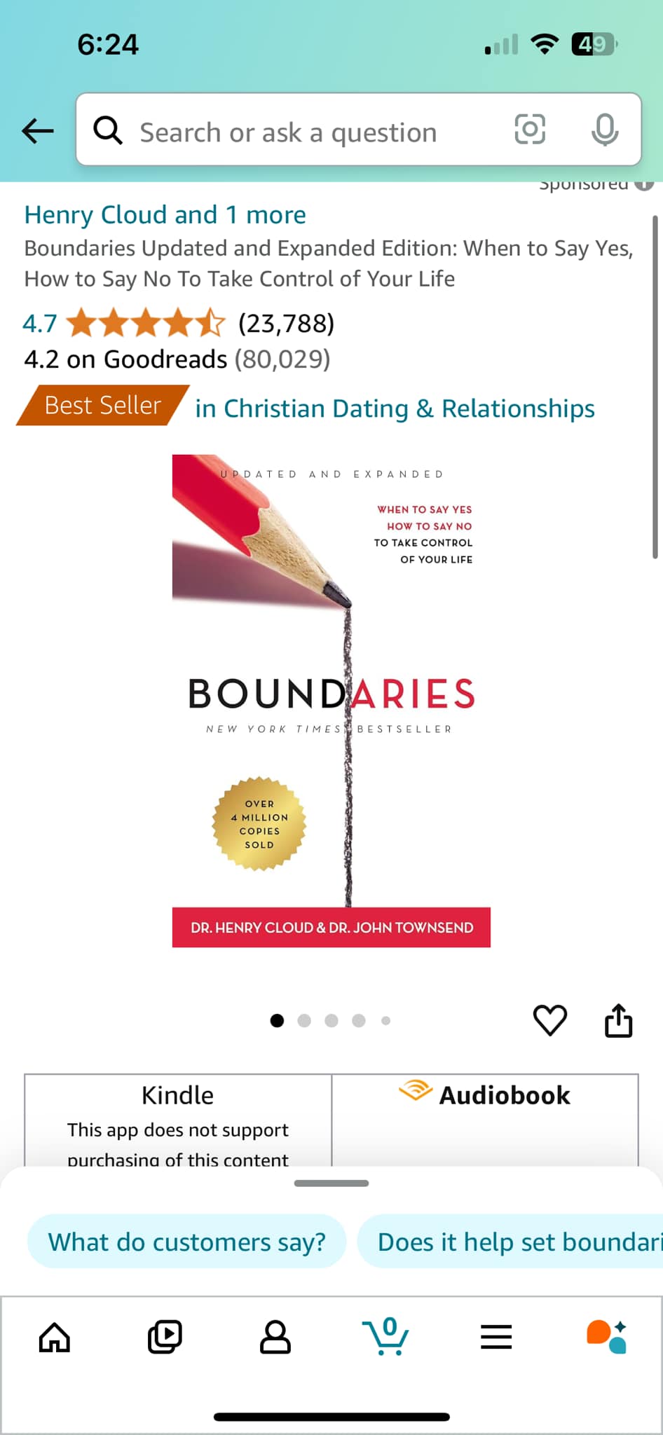 Boundaries: When to Say Yes, How to Say No, to Take Control of Your Life